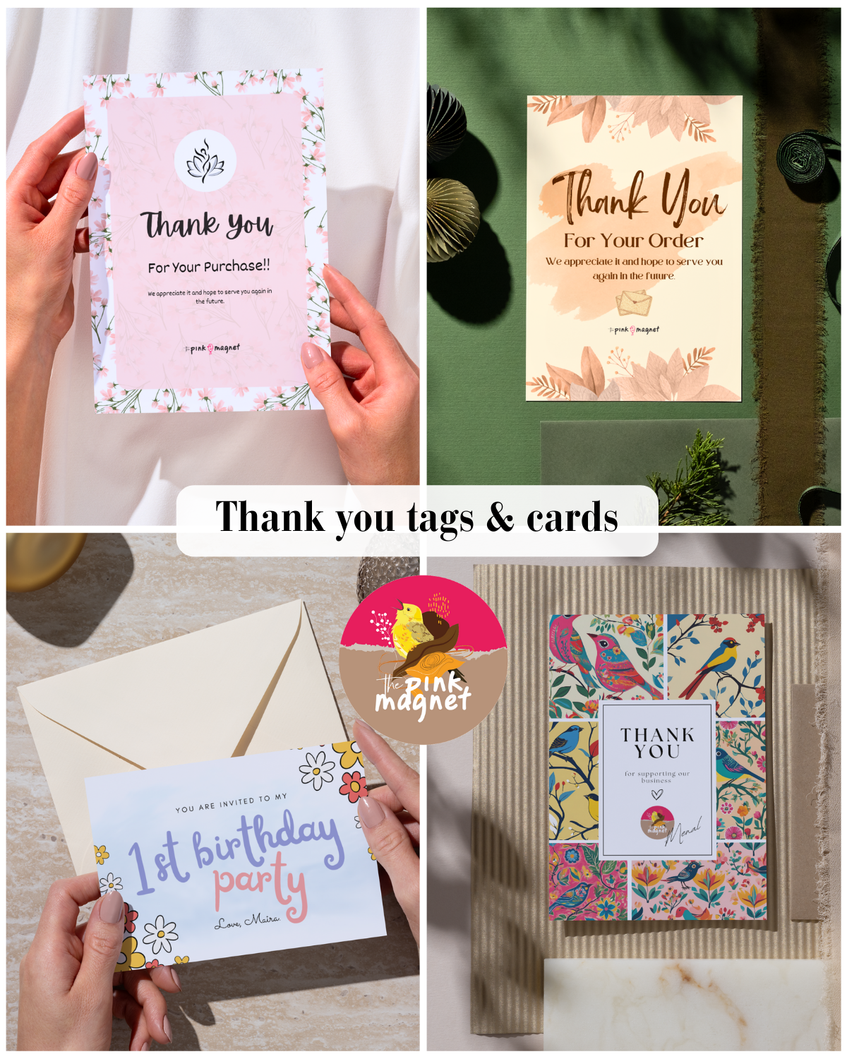 Custom Thank You Cards – Premium Handmade Cards for Brands, Events & Businesses