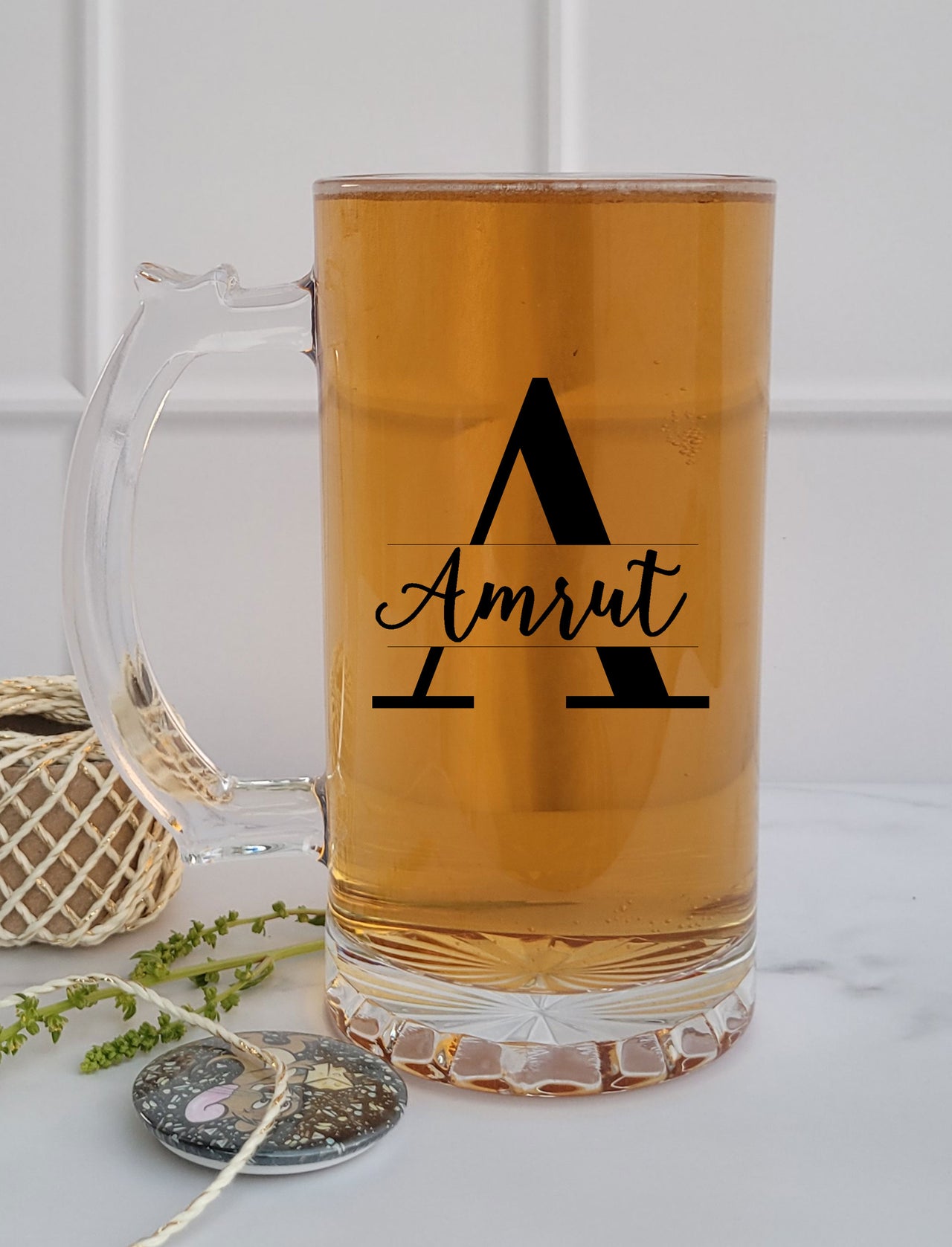 Personalized Name Beer Mug