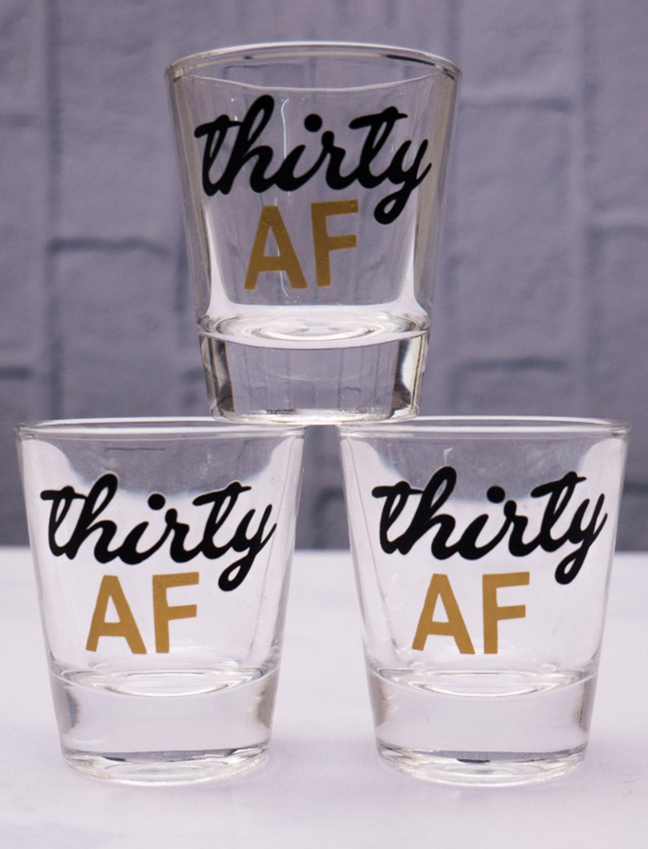 Personalized Decals Shot Glasses
