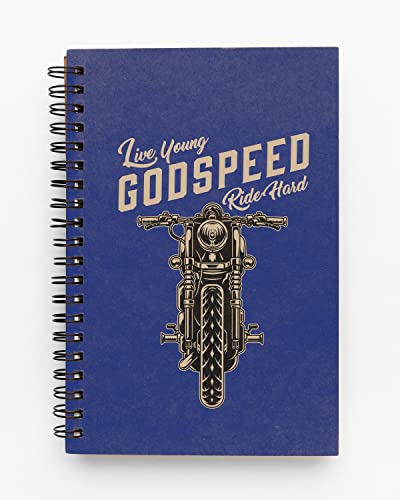 Ride Hard Spiral Notebook For Bikers