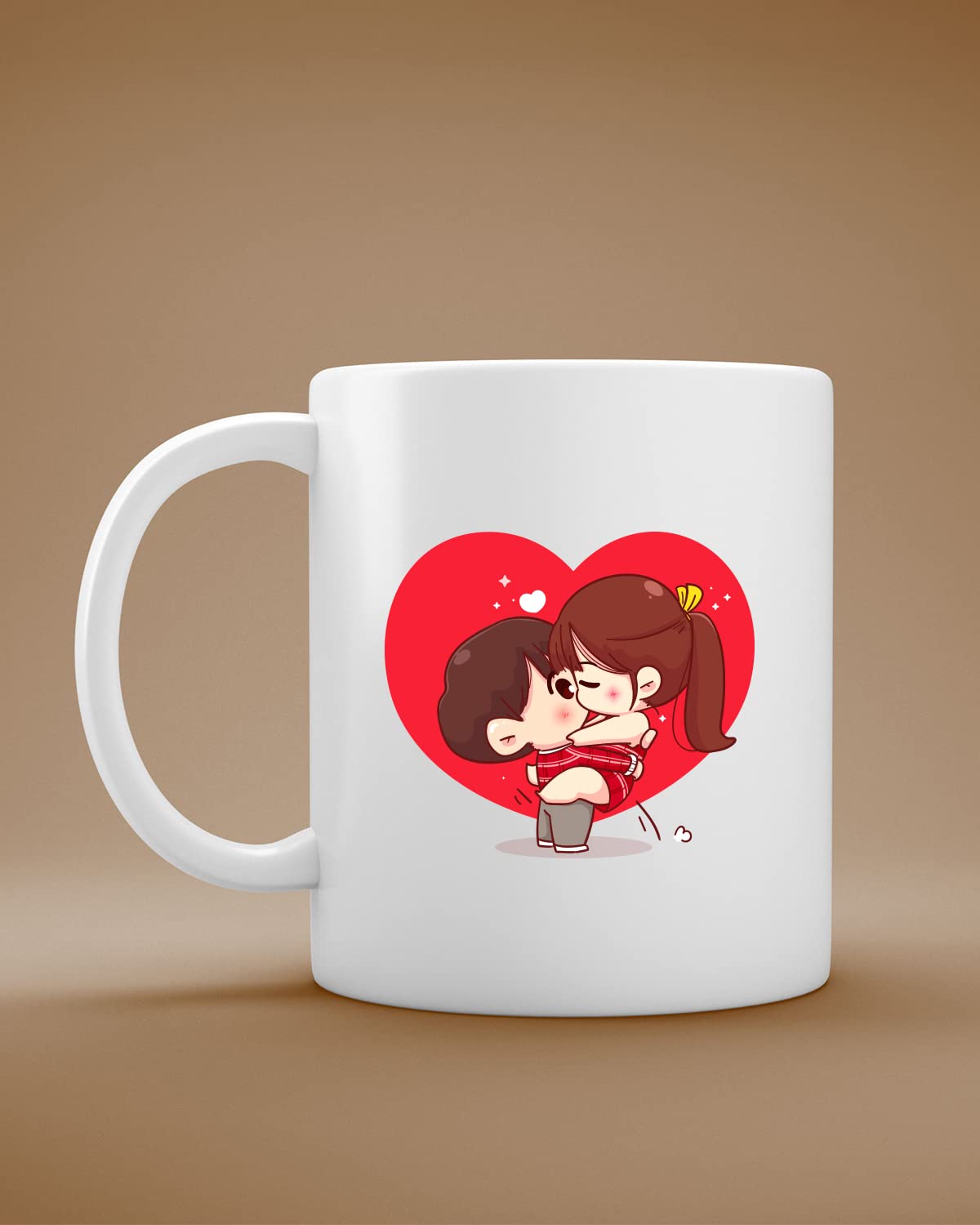 Love Theme Coffee Mug - Valentines Day Gift for Wife Husband Girlfriend Boyfriend