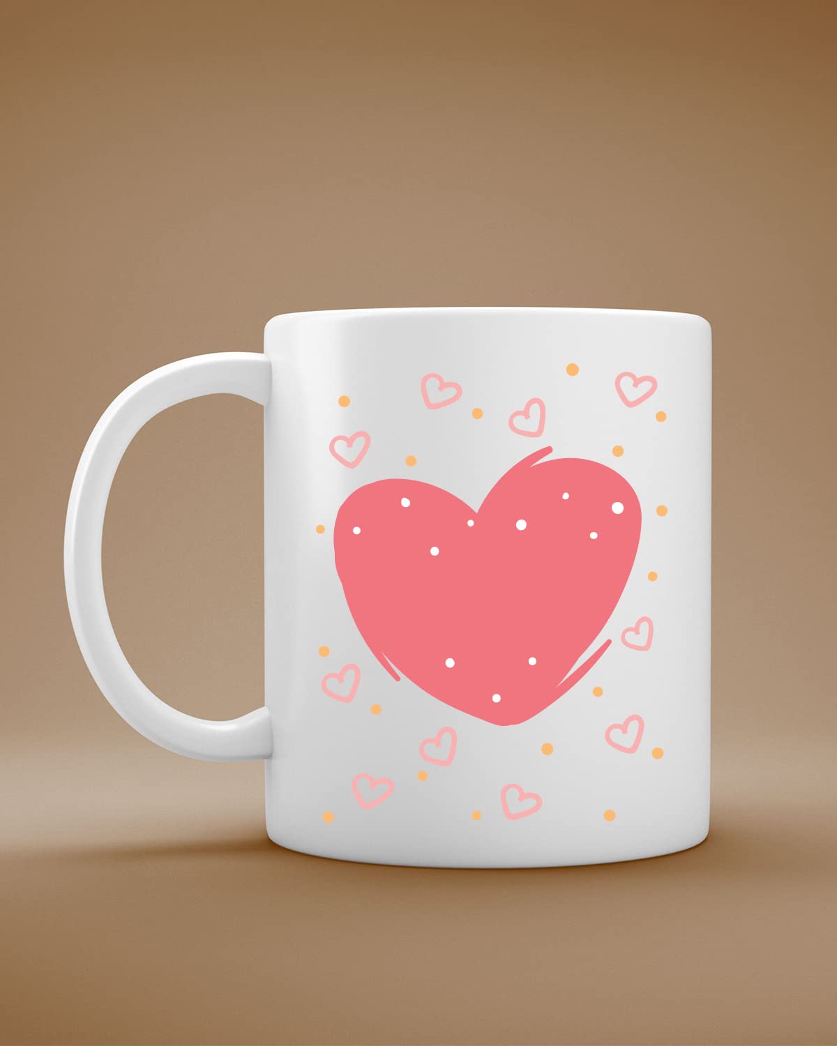The Pink Magnet Heart Coffee Mug| Romantic Printed Coffee Mug for Birthday,Anniversary Gift,Valentine's Day Gift, for Someone Special Inspirational thoughts | inspiring gifts for boyfriend | inspiring quotes | Printed coffee mug(Ceramic) |