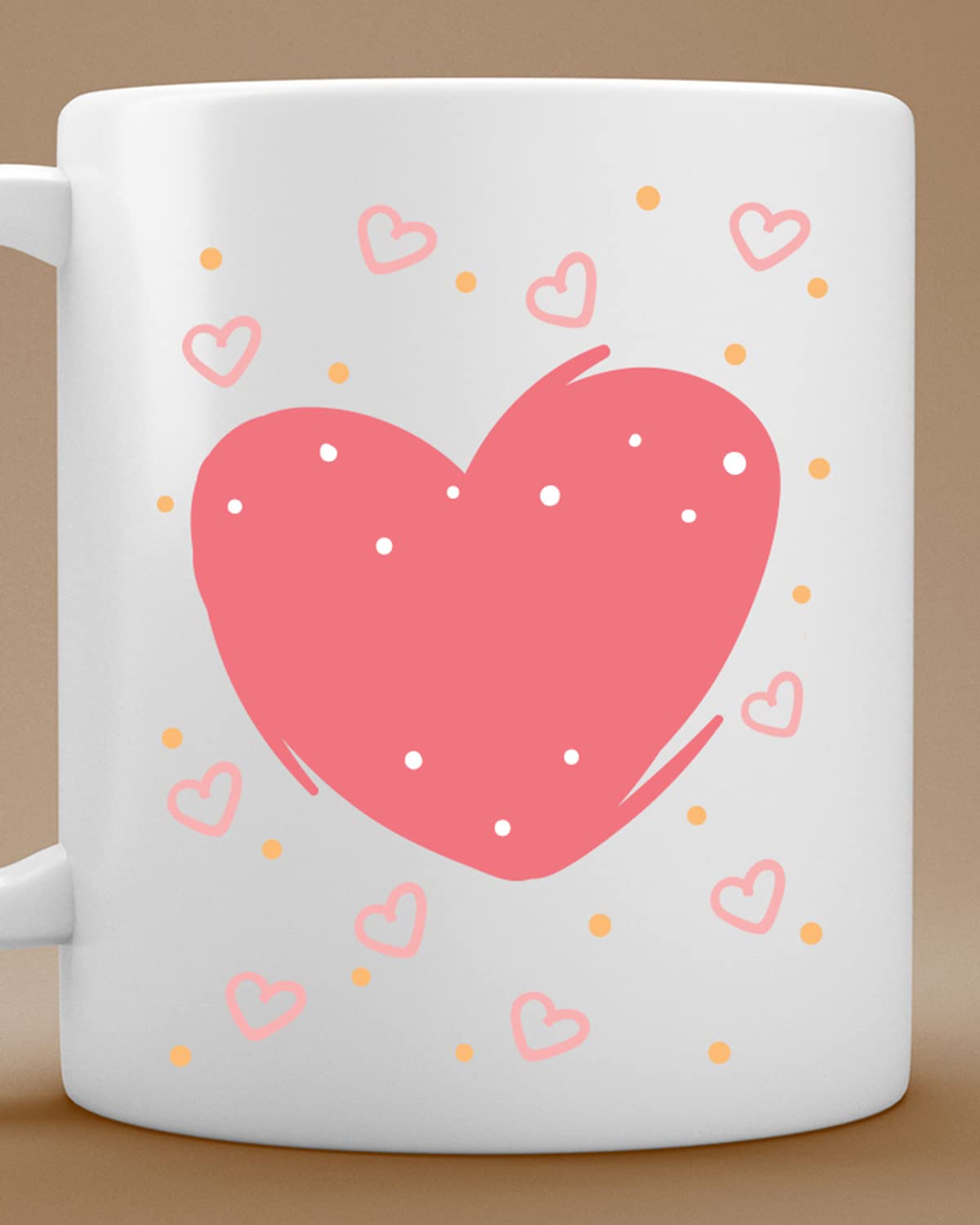 The Pink Magnet Heart Coffee Mug| Romantic Printed Coffee Mug for Birthday,Anniversary Gift,Valentine's Day Gift, for Someone Special Inspirational thoughts | inspiring gifts for boyfriend | inspiring quotes | Printed coffee mug(Ceramic) |