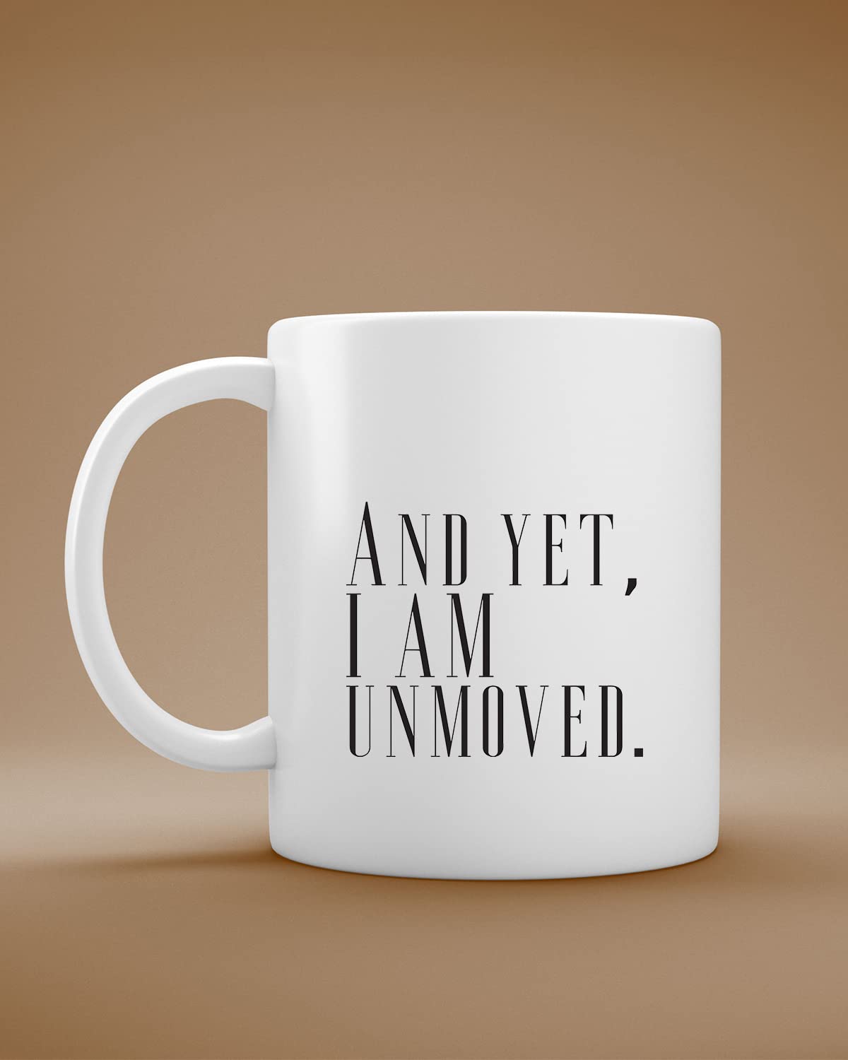 The Pink Magnet I Am Unmoved Coffee Mug | Romantic Printed Coffee Mug for Birthday,Anniversary Gift,Valentine's Day Gift, for Someone Special Inspirational inspiring gifts for boyfriend |Inspirational Printed coffee mug(Ceramic) | coffee mu