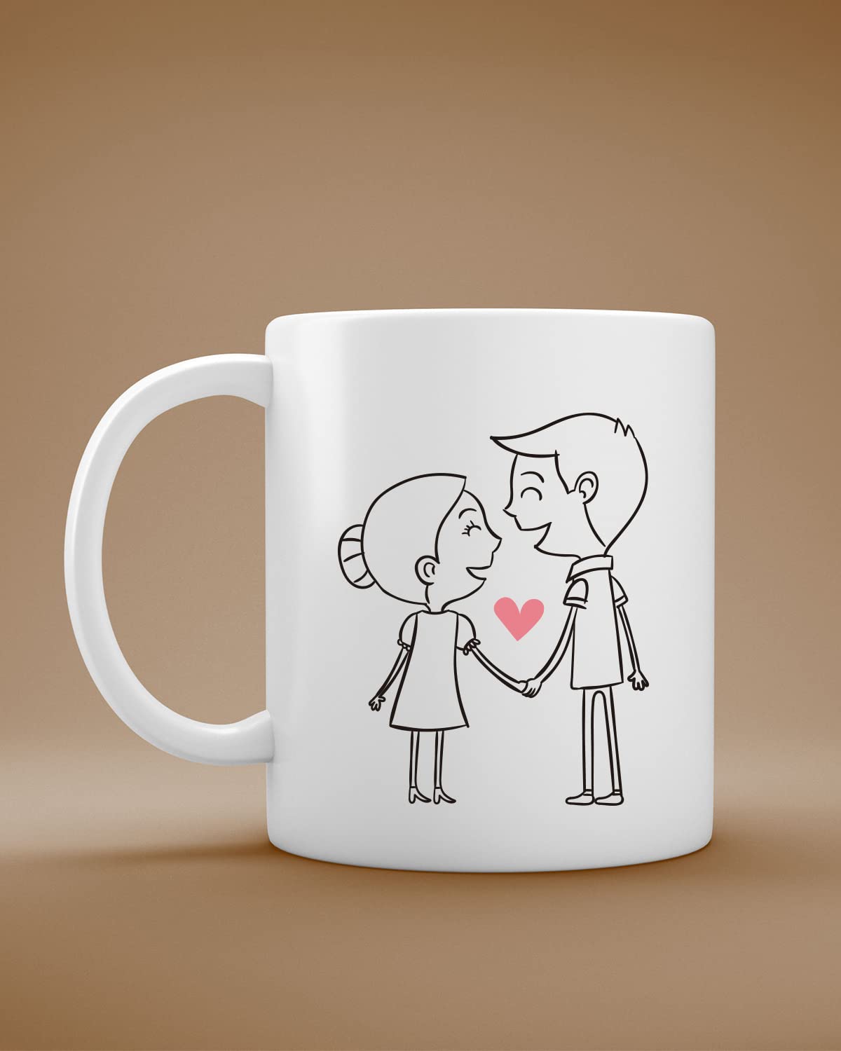 Love Theme Coffee Mug Romantic Printed Coffee Mug for Birthday, Anniversary Valentine's Day for Someone Special Inspiring Gifts for Boyfriend Printed Coffee Mug