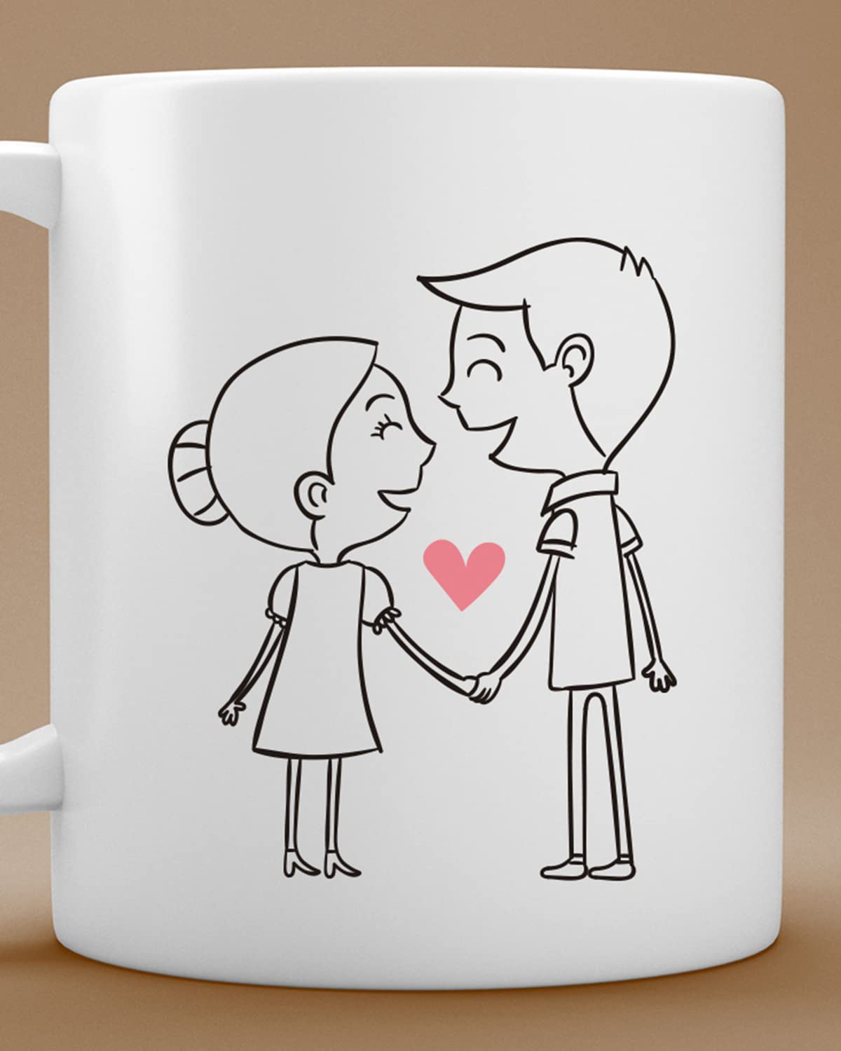 Love Theme Coffee Mug Romantic Printed Coffee Mug for Birthday, Anniversary Valentine's Day for Someone Special Inspiring Gifts for Boyfriend Printed Coffee Mug