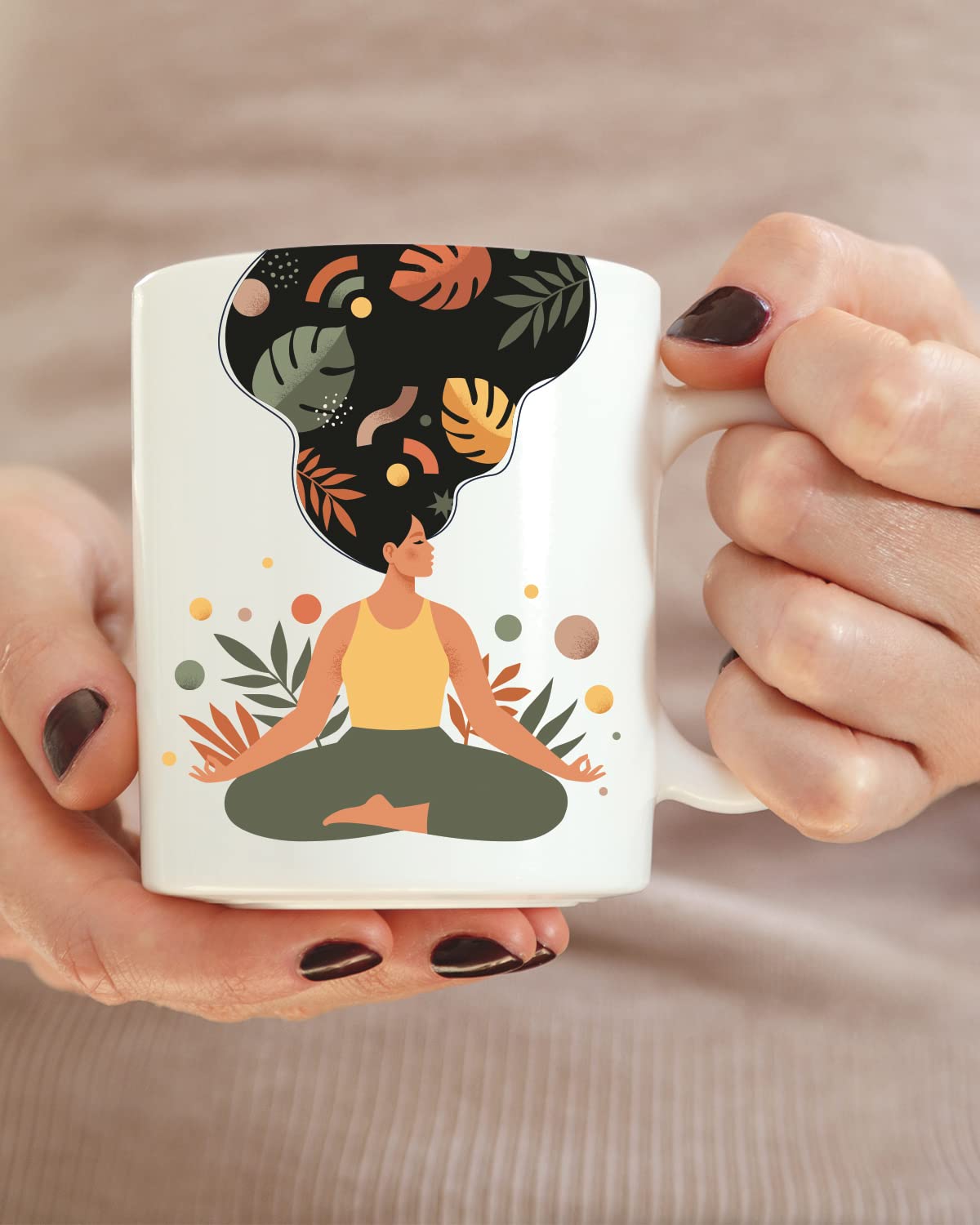 Girl in Zen Mode Coffee Mug - Birthday Gift, Motivational Mug, Printed with Inspiring Quotes, Positivity Mug, Inspirational Gift for Her, Best Friend Gift, Gifts for Her, Cheer Up Gift