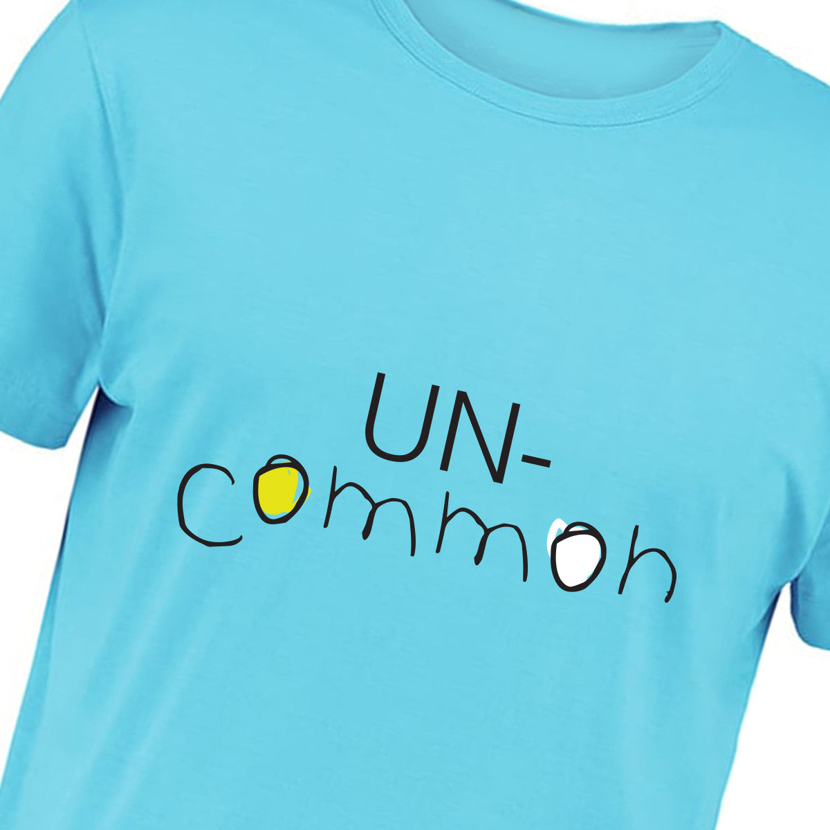 Uncommon Cyan T-shirt