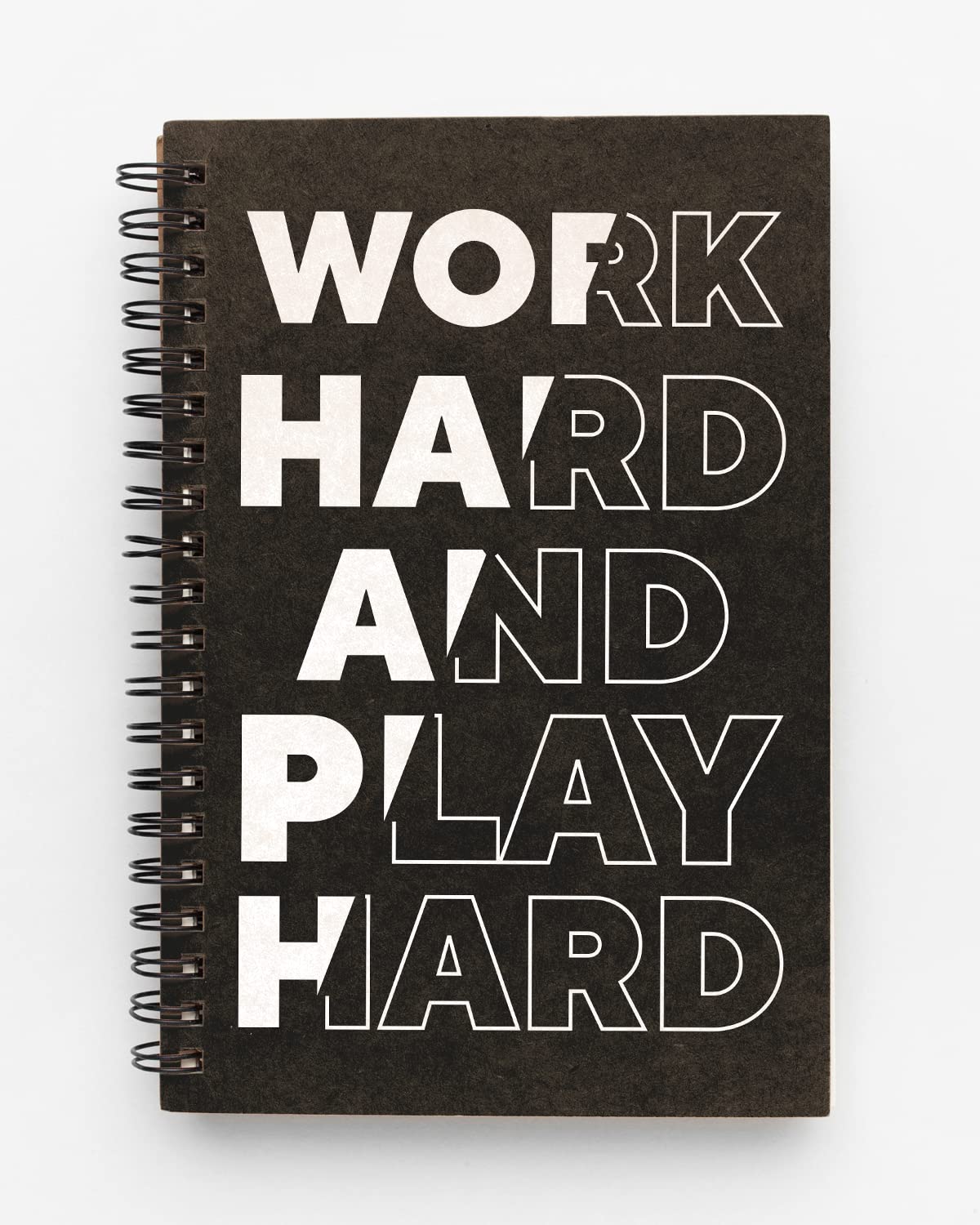 Gamer's Work Hard Play Harder Spiral Notebook