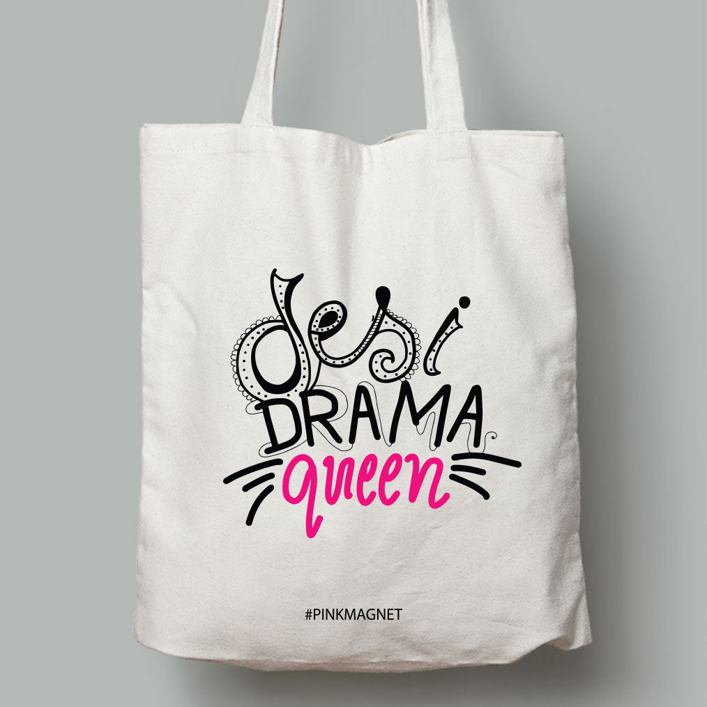 Desi Drama Queen Tote Bag