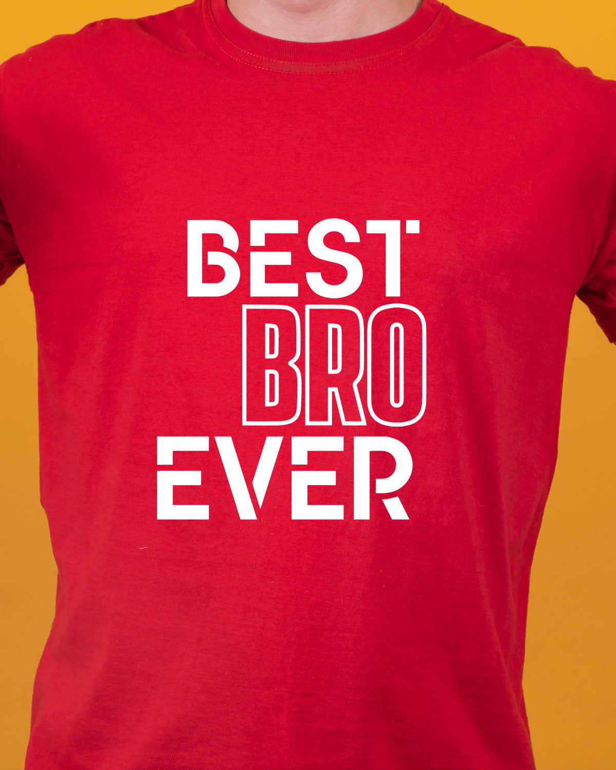 Best Bro Ever - Red T-shirt