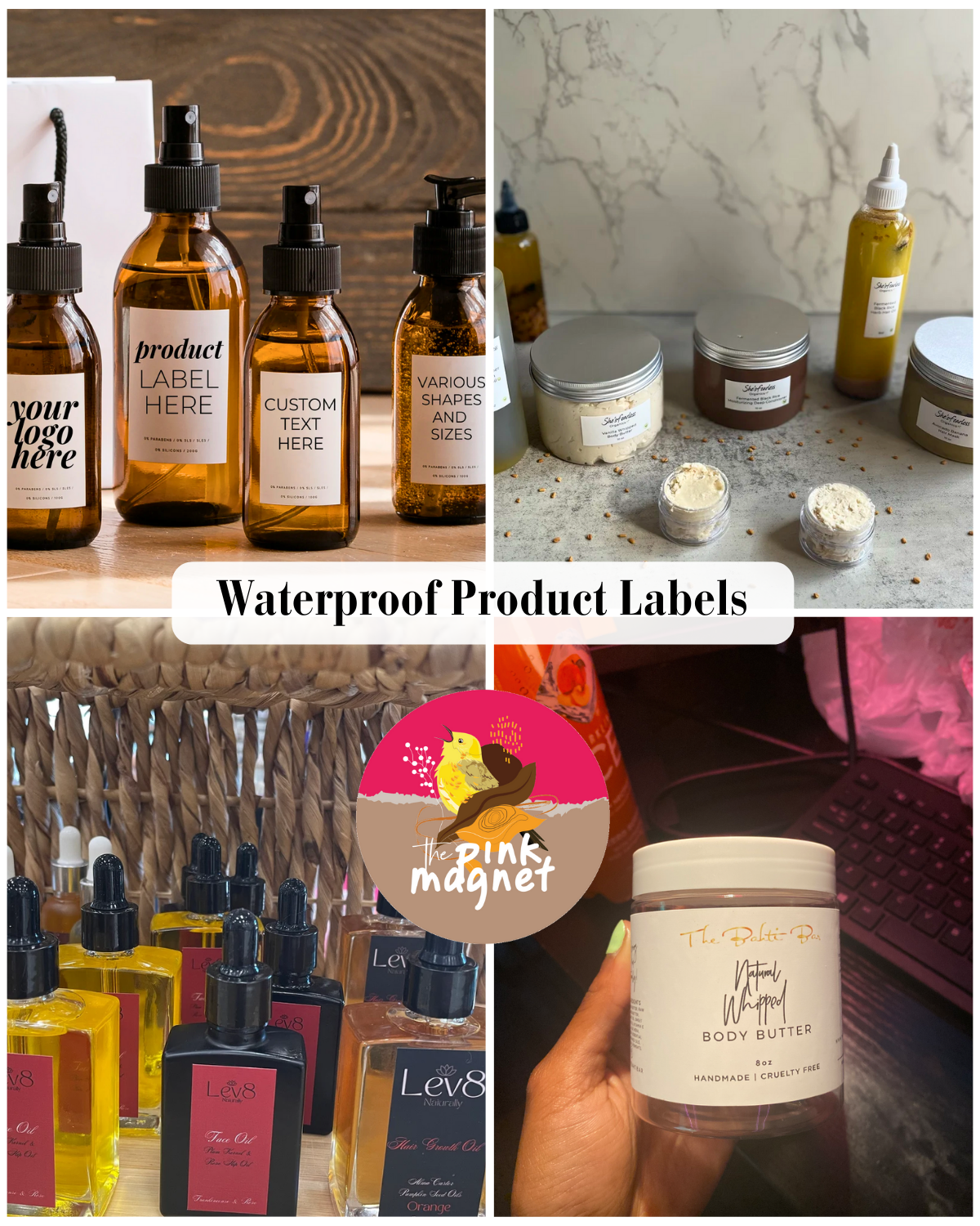 Waterproof Vinyl Stickers - Premium Custom Glossy Tearproof Stickers - Best for Packaging