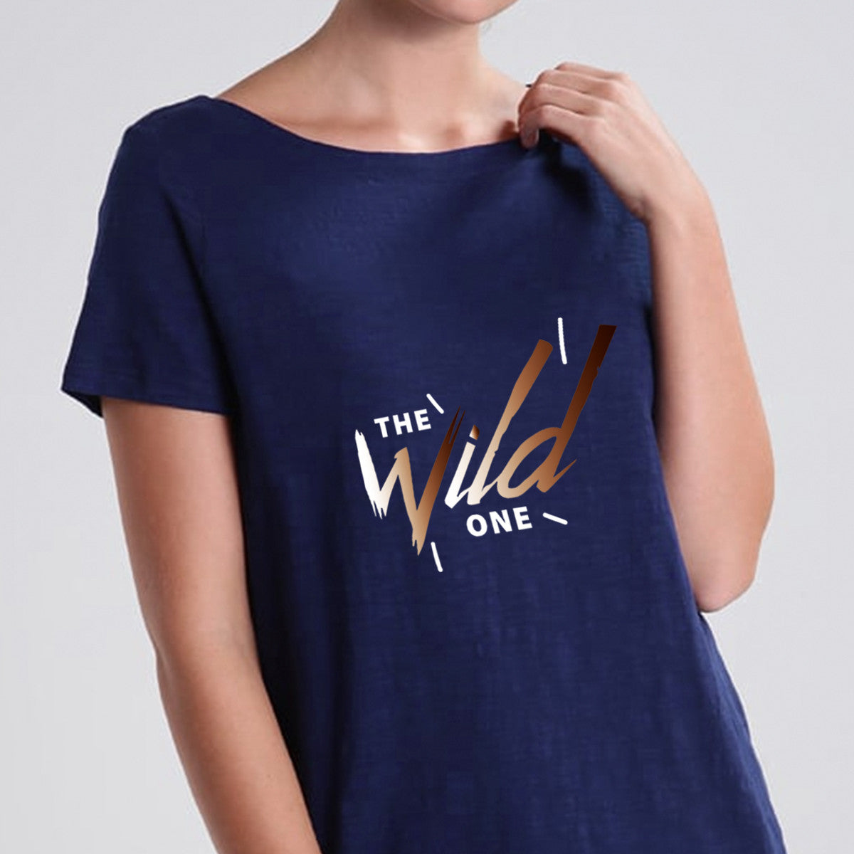 The Wild One Navy Blue T- Shirt