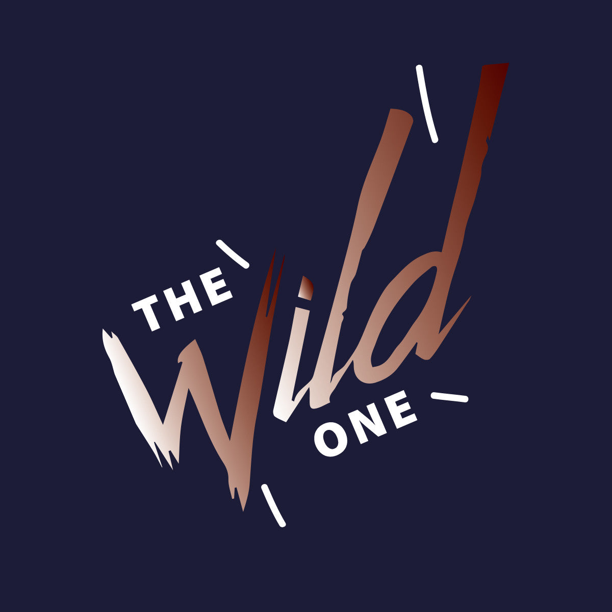 The Wild One Navy Blue T- Shirt