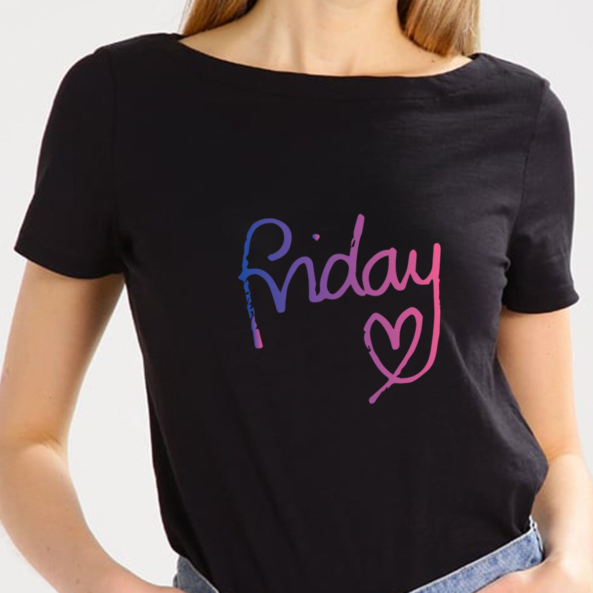 Friday Black T- Shirt