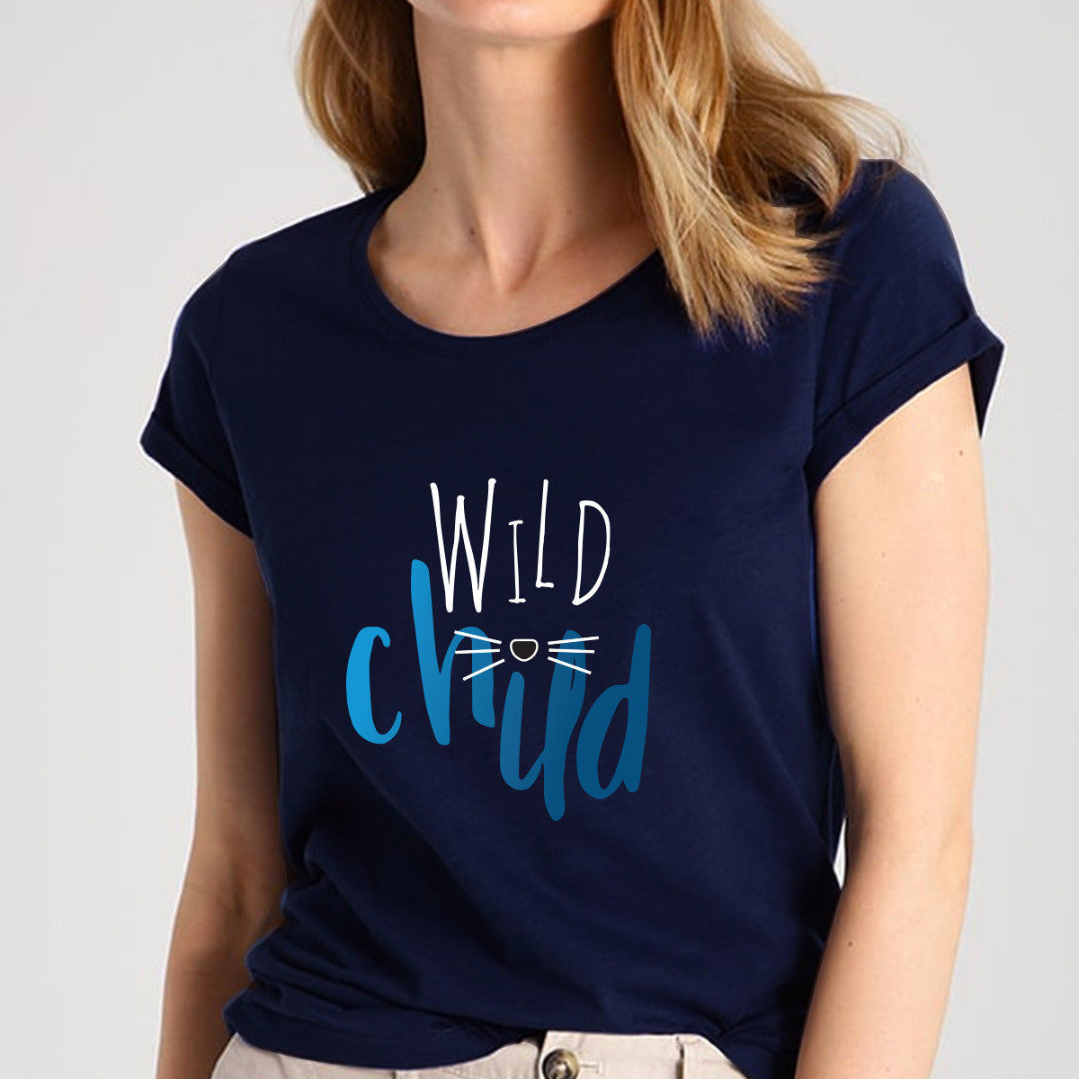 Wild Child Navy Blue T- Shirt