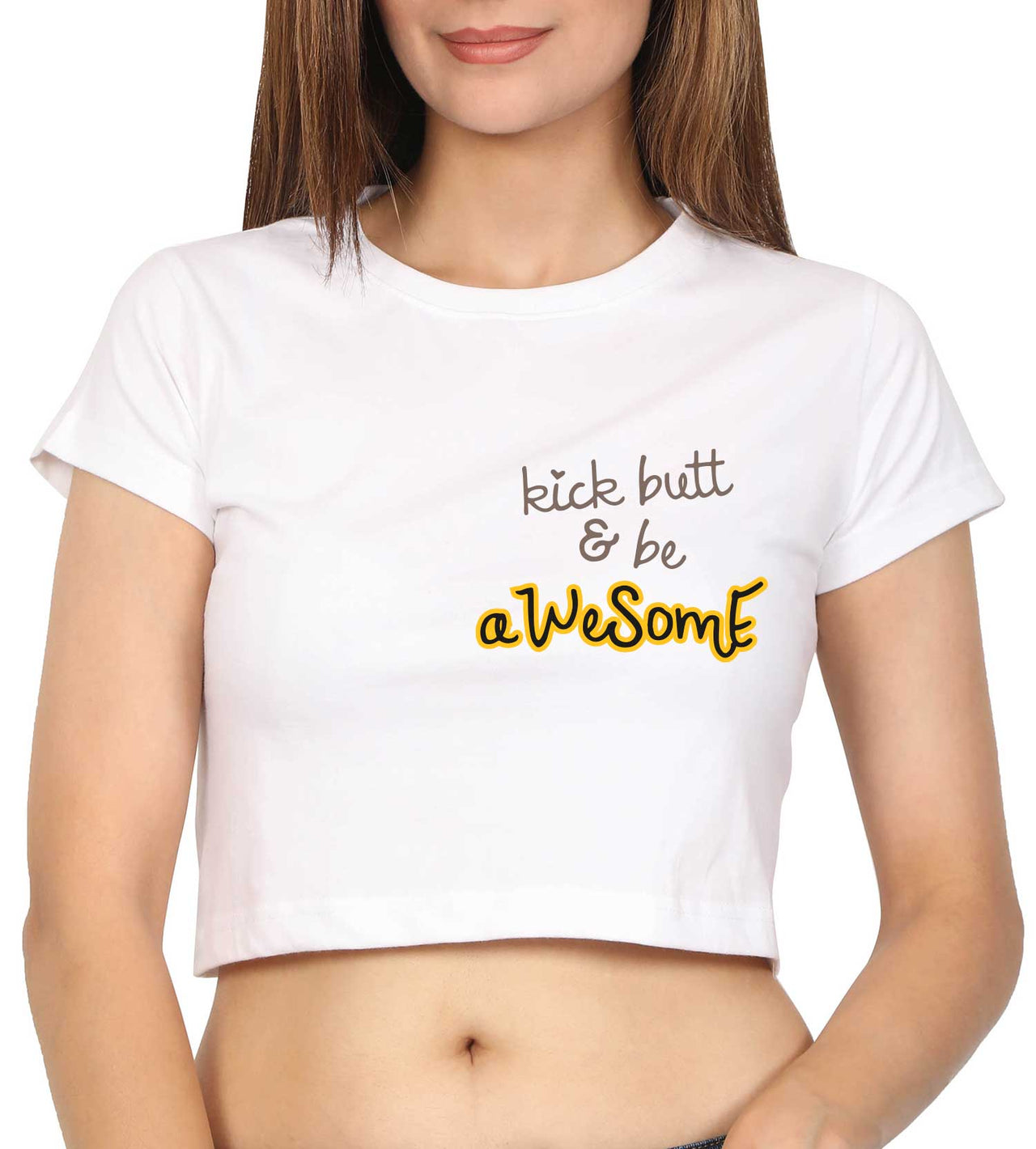 Be Awesome Crop Top