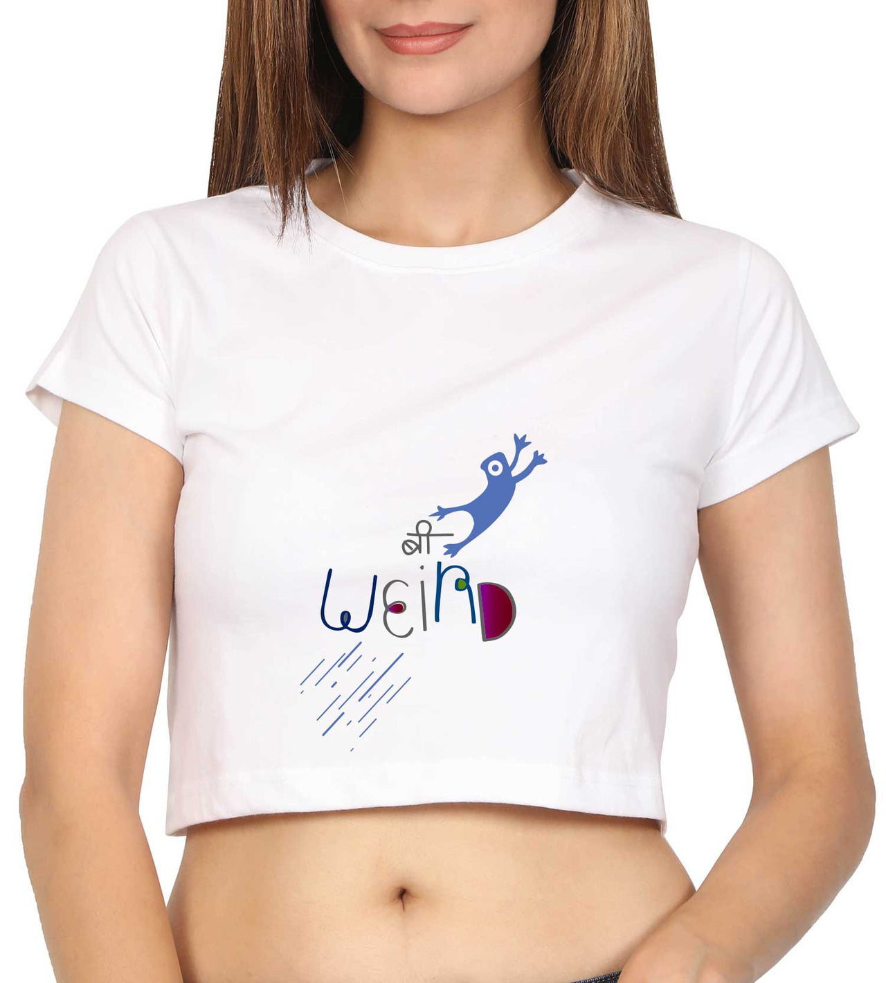Be Weird Crop Top