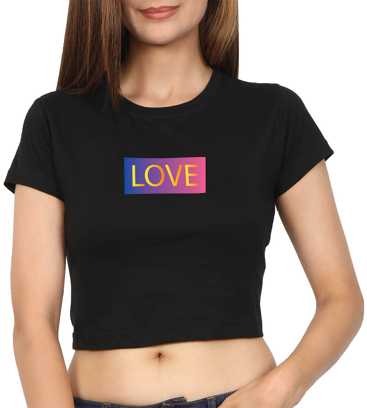 Love Crop Top