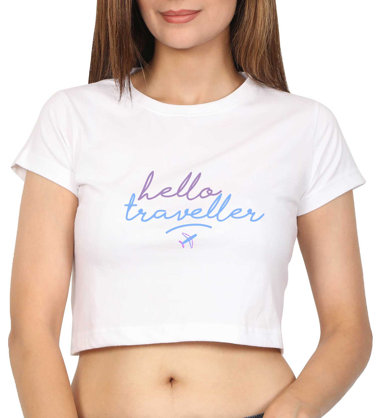 Hello Traveller Crop Top