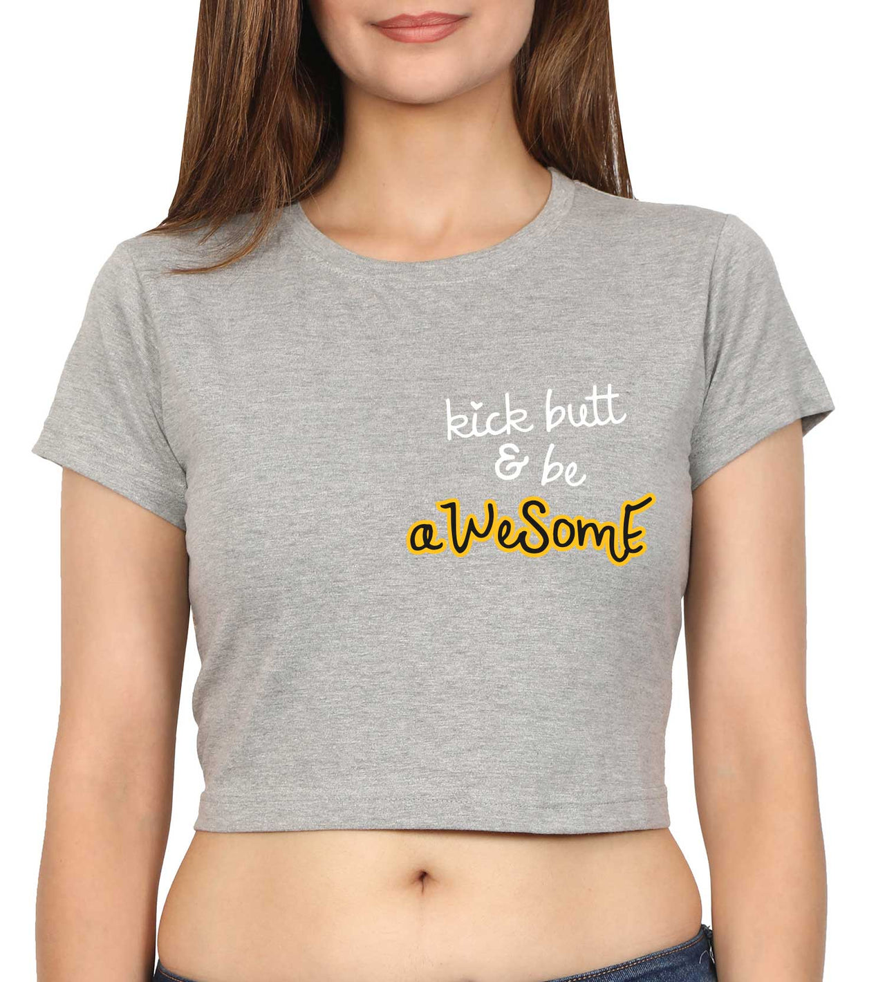 Be Awesome Crop Top
