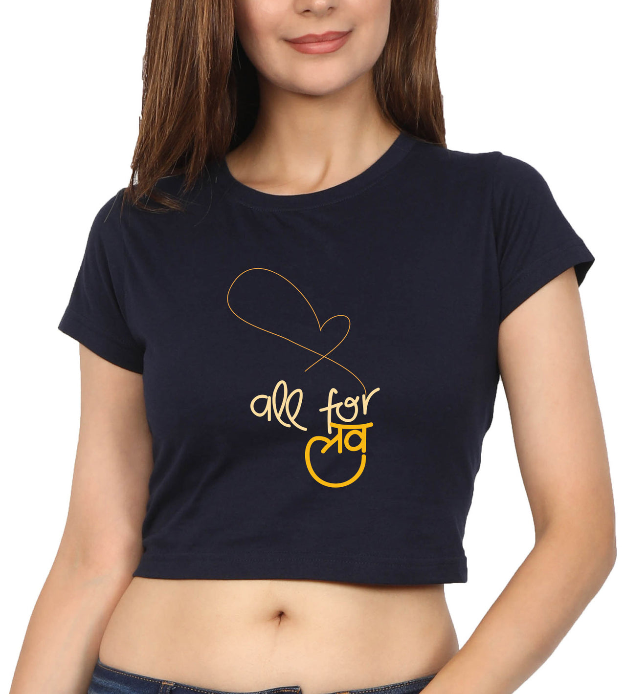 All For Love Crop Top