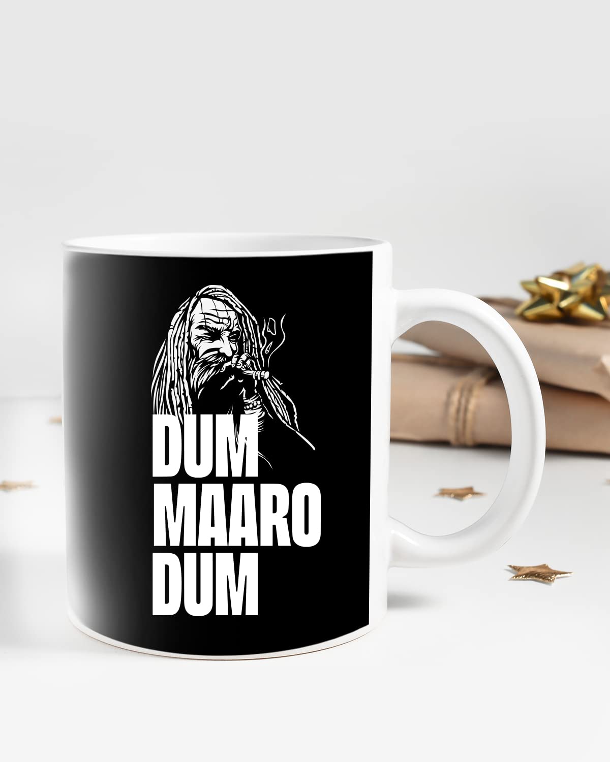 DUM MAARO DUM Coffee Mug - Gift for Friend, Birthday Gift, Birthday Mug, Motivational Quotes Mug, Mugs with Funny & Funky Dialogues, Bollywood Mugs, Funny Mugs for Him & Her