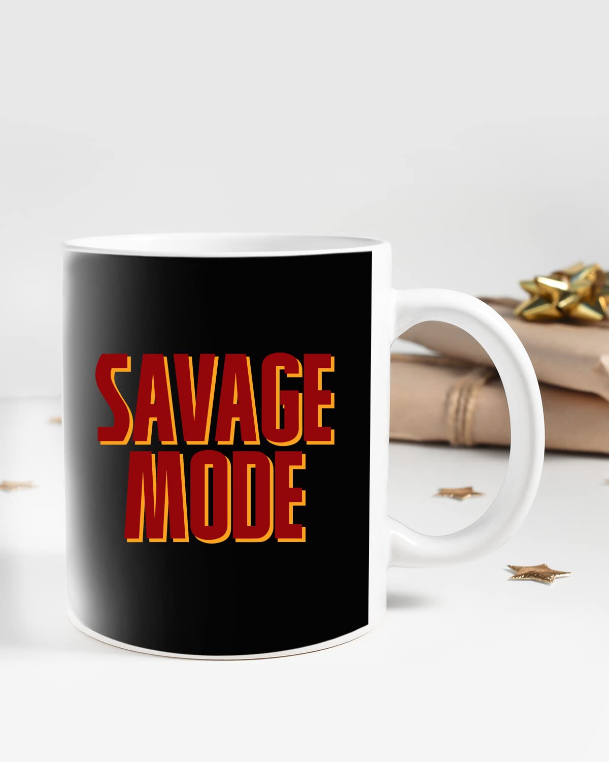 Savage Mode Coffee Mug - Gift for Friend, Birthday Gift, Birthday Mug, Sarcasm Quotes Mug, Mugs with Funny & Funky Dialogues, Bollywood Mugs, Funny Mugs for Him & Her