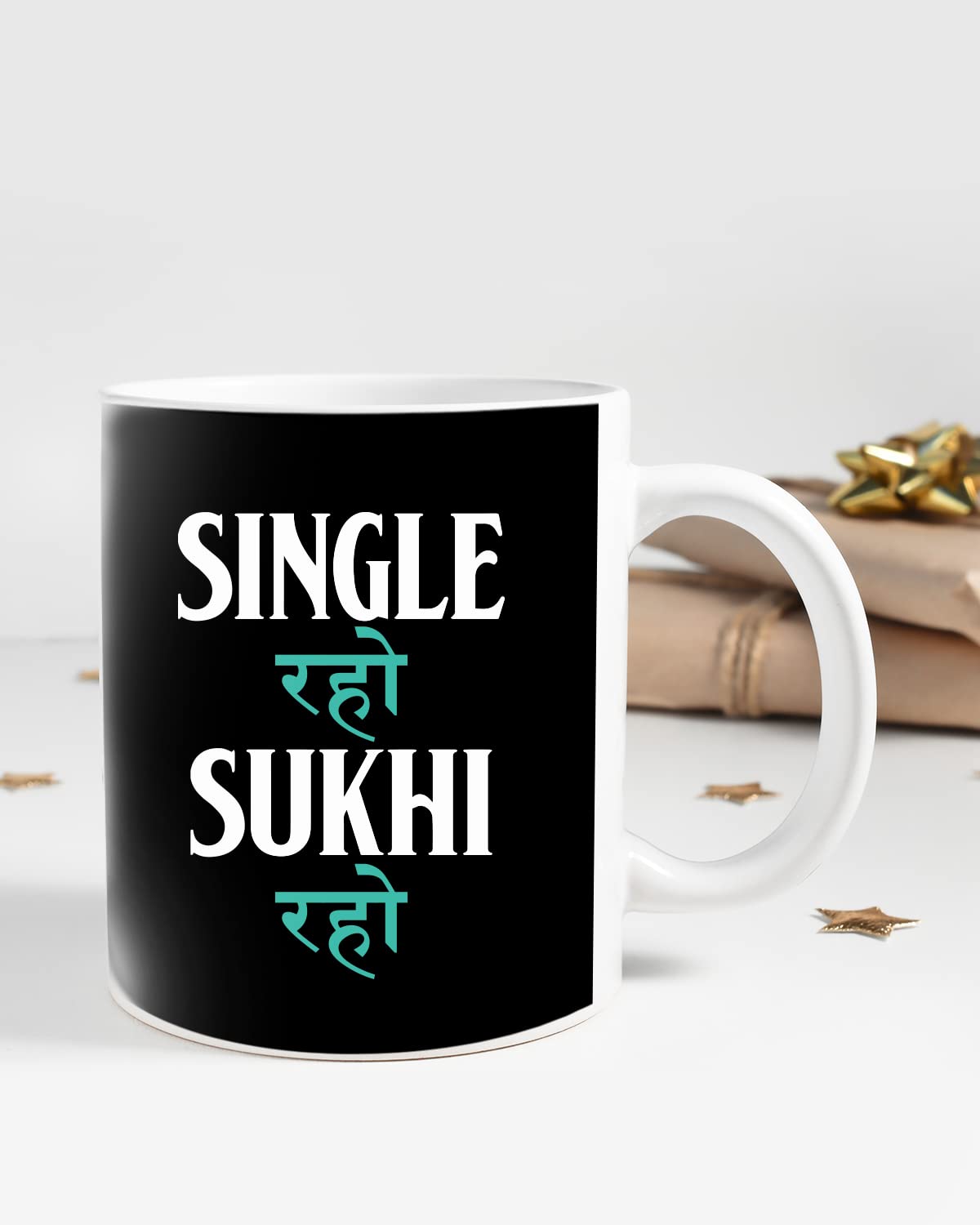 Single RAHO Coffee Mug - Gift for Friend, Birthday Gift, Birthday Mug, Motivational Quotes Mug, Mugs with Funny & Funky Dialogues, Bollywood Mugs, Funny Mugs for Him & Her
