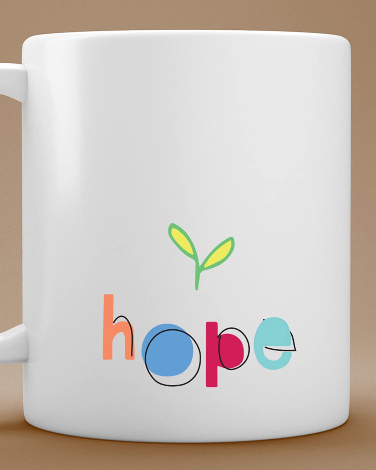 The Pink Magnet Hope Coffee Mug | Romantic Printed Coffee Mug for Birthday,Anniversary Gift,Valentine's Day Gift, for Someone Special inspiring gifts for boyfriend | inspiring quotes | Printed coffee mug(Ceramic)