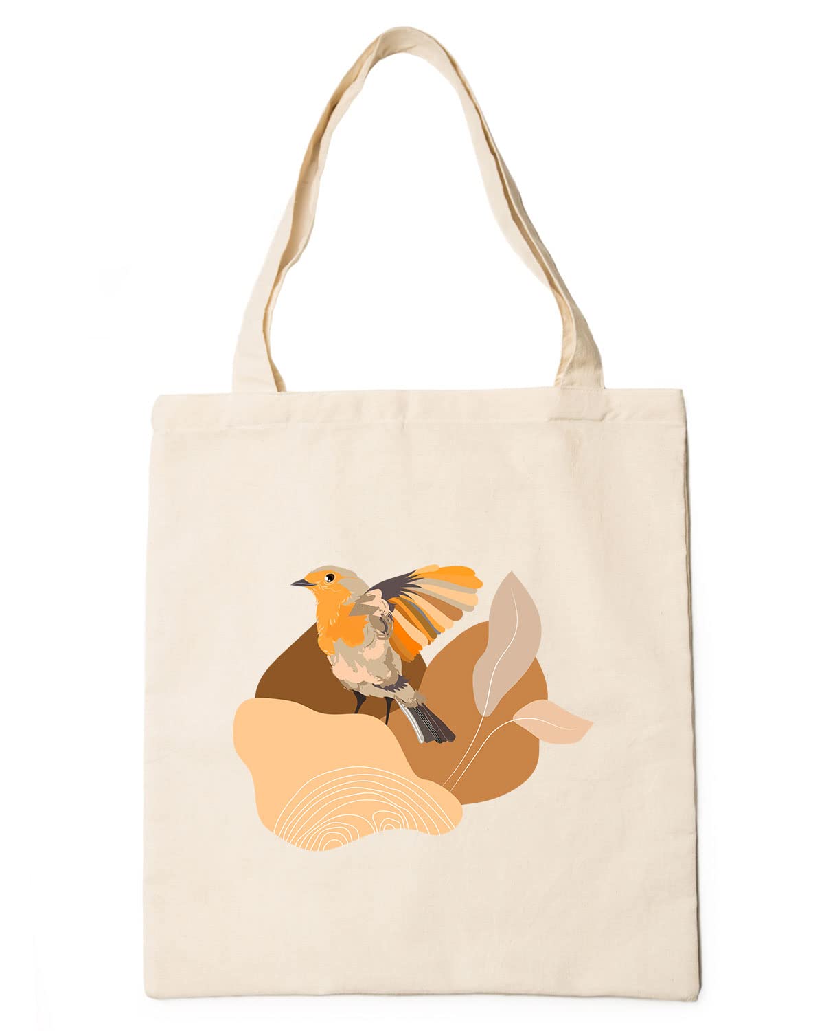 The Pink Magnet Bird In Flight Tote Bag - Canvas Tote Bag for Women | Printed Multipurpose Cotton Bags | Cute Hand Bag for Girls | Best for College, Travel, Grocery | Reusable Shopping Bag | Eco-Friendly Tote Bag