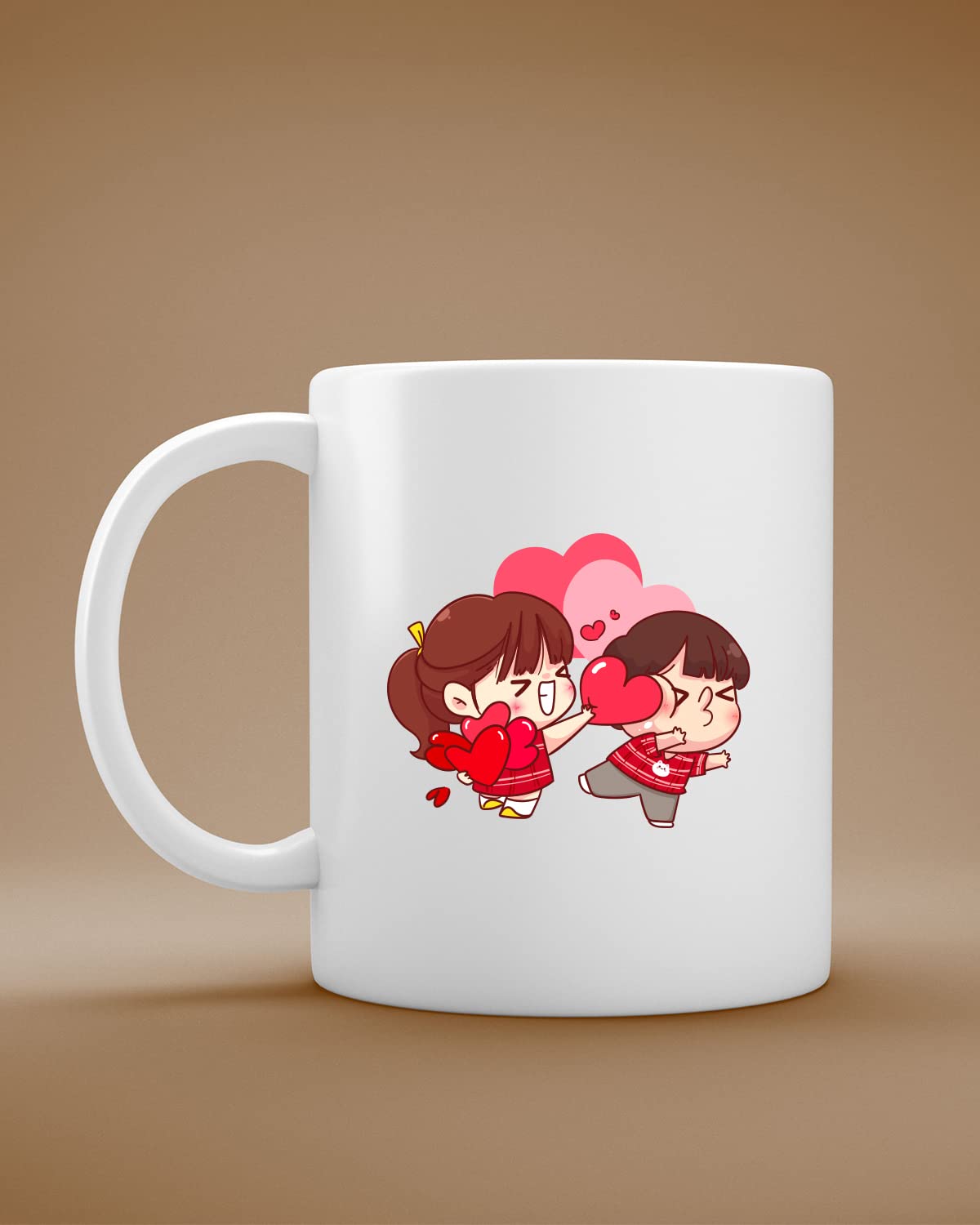 Love Theme Coffee Mug - Valentines Day Gift for Wife Husband Romantic Printed Coffee Mug for Birthday, Anniversary Gift, Valentine's Day