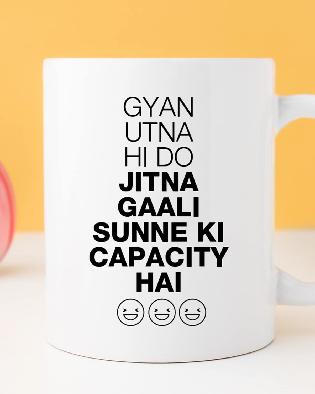 GYAAN UTNA HI DO Coffee Mug - Gift for Friend, Birthday Gift, Birthday Mug, Sarcasm Quotes Mug, Mugs with Funny & Funky Dialogues, Bollywood Mugs, Funny Mugs for Him & Her