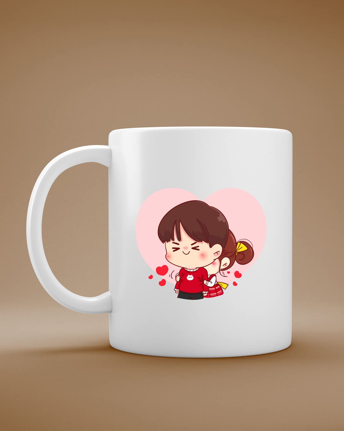 Love Theme Coffee Mug - Valentines Day Gift for Wife Husband Girlfriend Boyfriend | Romantic Printed Coffee Mug for Birthday, Anniversary Gift