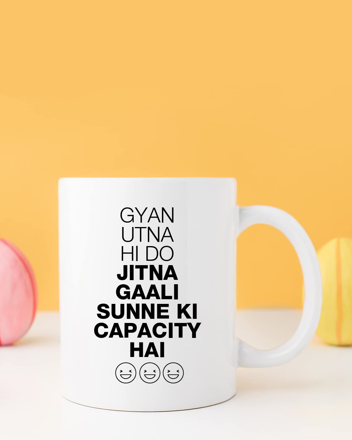GYAAN UTNA HI DO Coffee Mug - Gift for Friend, Birthday Gift, Birthday Mug, Sarcasm Quotes Mug, Mugs with Funny & Funky Dialogues, Bollywood Mugs, Funny Mugs for Him & Her