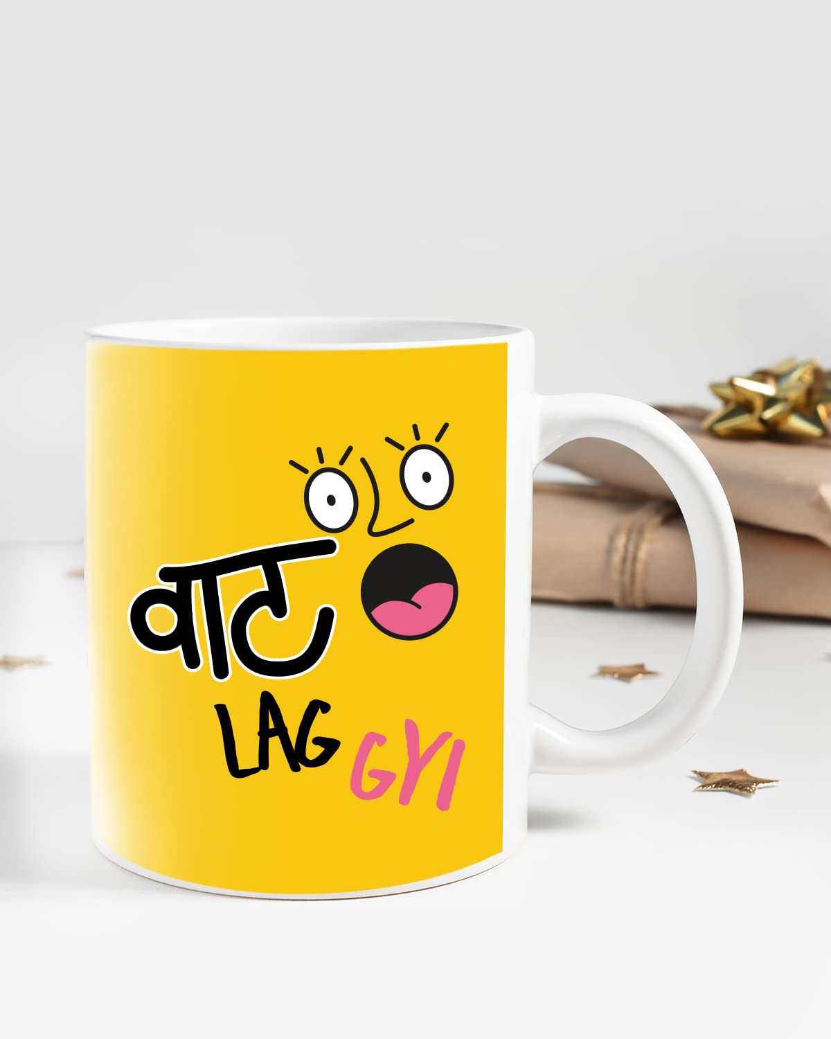 VAAT LAG GYI Coffee Mug - Gift for Friend, Birthday Gift, Birthday Mug, Sarcasm Quotes Mug, Mugs with Funny & Funky Dialogues, Bollywood Mugs, Funny Mugs for Him & Her