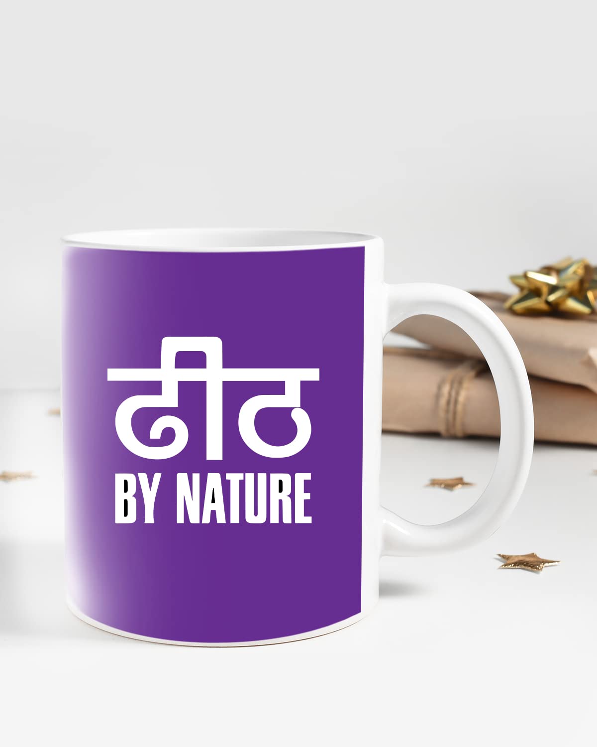 DHEET by Nature Coffee Mug - Gift for Friend, Birthday Gift, Birthday Mug, Sarcasm Quotes Mug, Mugs with Funny & Funky Dialogues, Bollywood Mugs, Funny Mugs for Him & Her