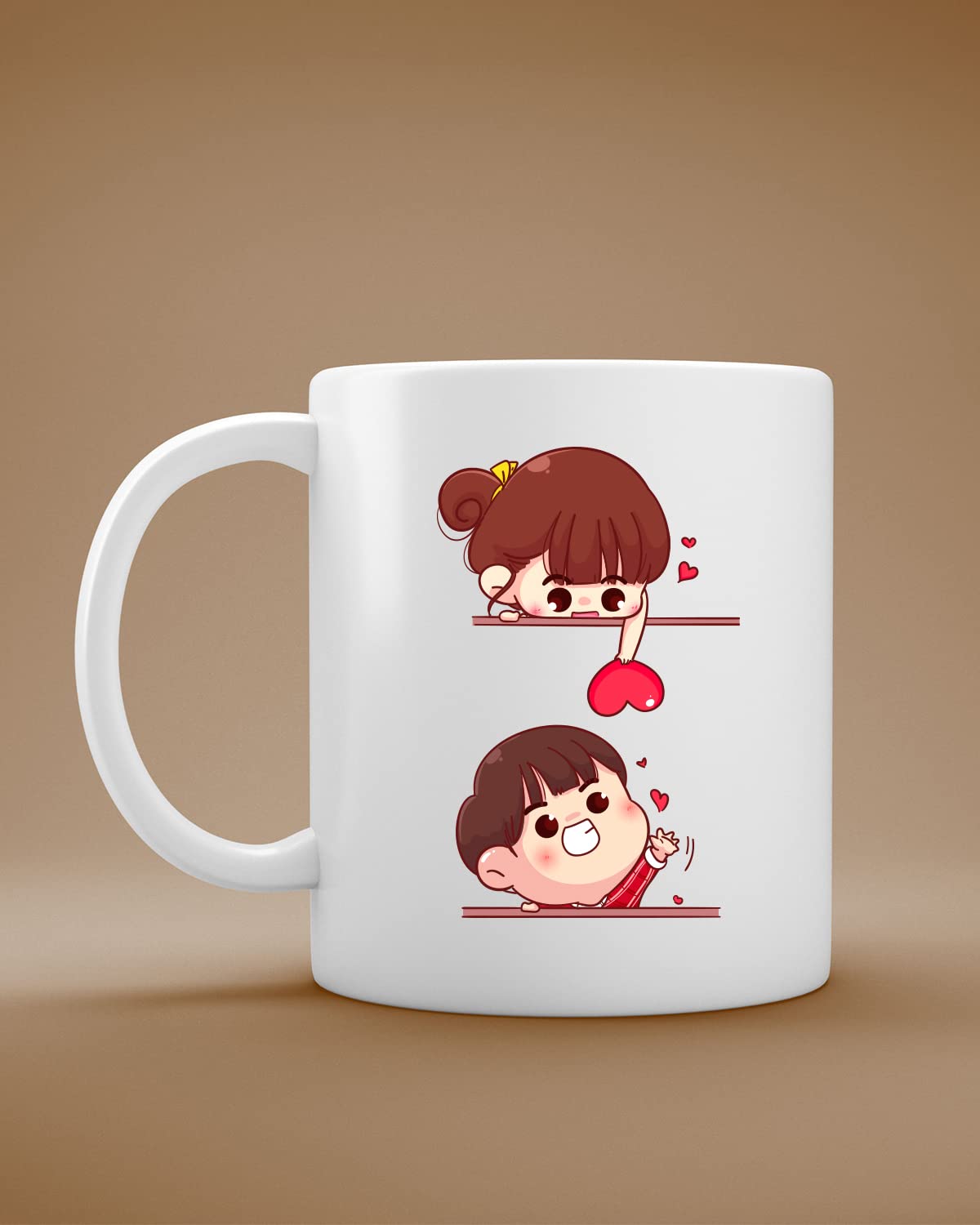 Love Theme Coffee Mug - Valentines Day Gift for Wife Husband Girlfriend Boyfriend