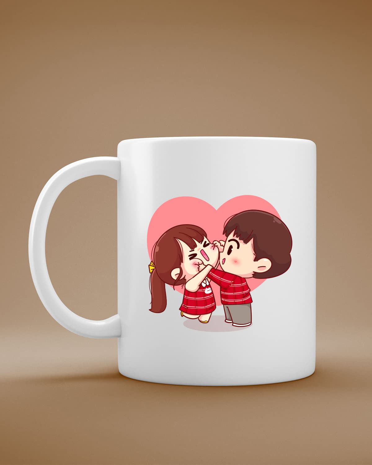 Love Theme Coffee Mug - Valentines Day Gift for Wife Husband Girlfriend Boyfriend | Romantic Printed Coffee Mug for Birthday, Anniversary Gift, Valentine's Day