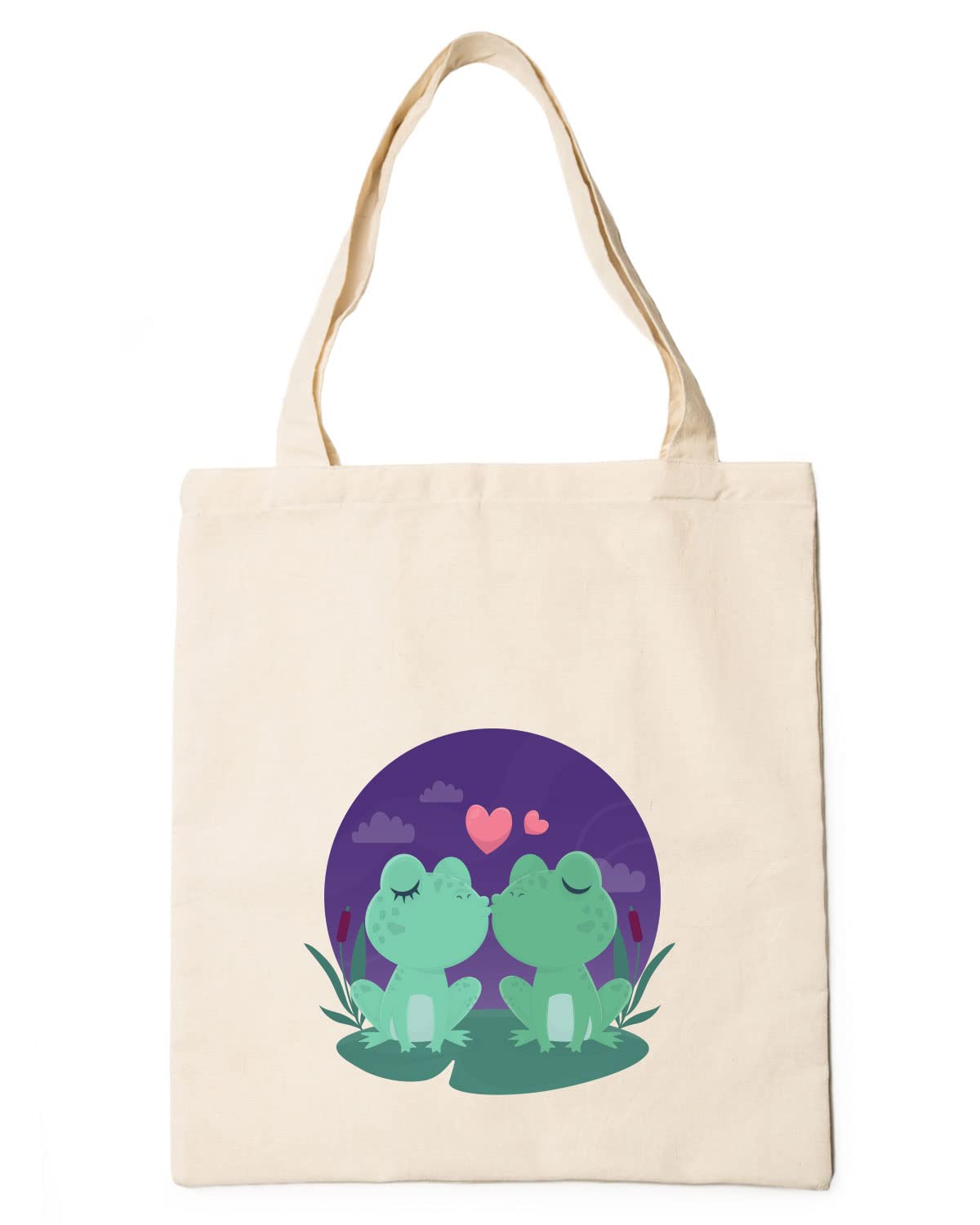 The Pink Magnet In Love Tote Bag - Canvas Tote Bag for Women | Printed Multipurpose Cotton Bags | Cute Hand Bag for Girls | Best for College, Travel, Grocery | Reusable Shopping Bag | Eco-Friendly Tote Bag