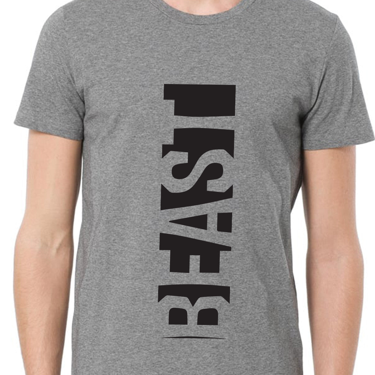 Beast Grey T-shirt .