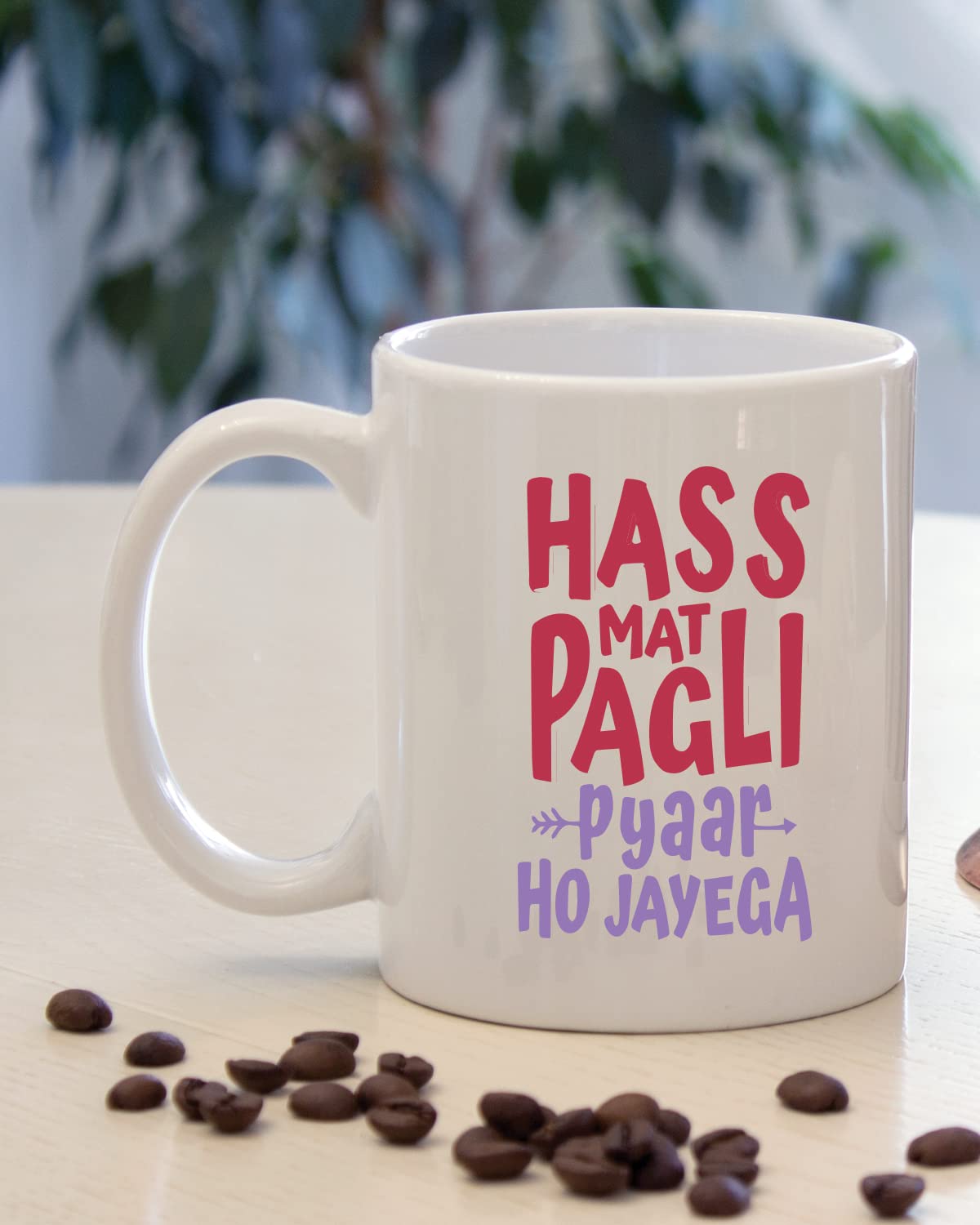 HASS MAT PAGLI Coffee Mug - Gift for Friend, Birthday Gift, Birthday Mug, Printed with Funny & Funky Dialogues, Bollywood & Web Series Mugs, Funny Mugs