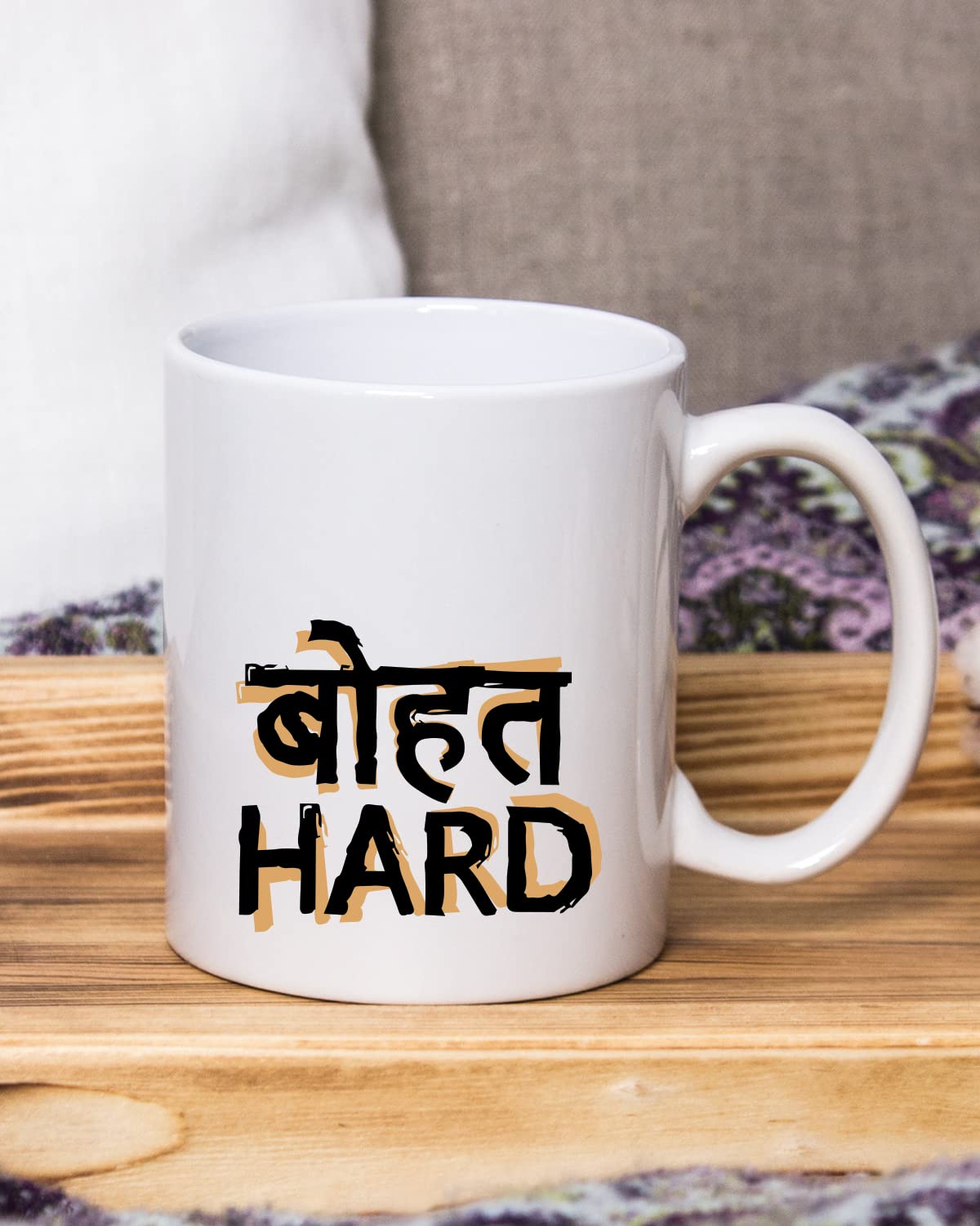 BAHOT Hard Coffee Mug - Gift for Friend, Birthday Gift, Birthday Mug, Printed with Funny & Funky Dialogues, Bollywood & Web Series Mugs, Funny Mugs