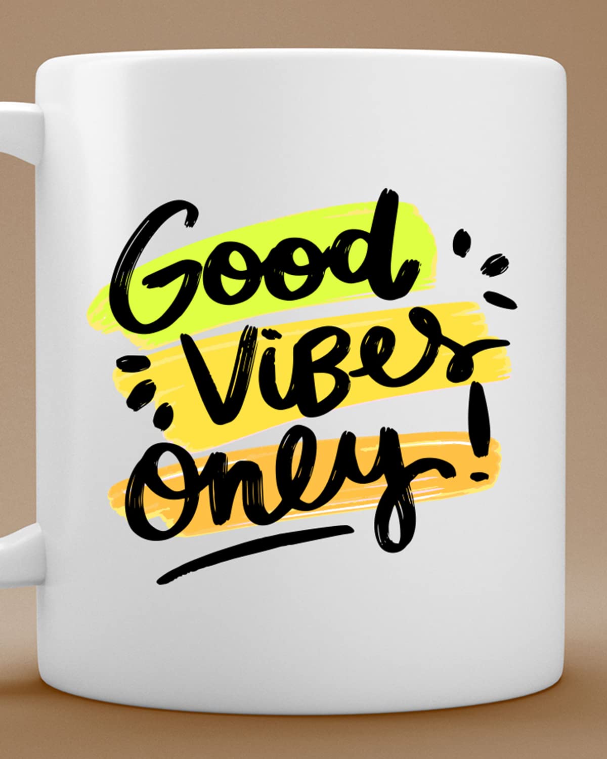 Good Vibes Only Coffee Mug - Valentines Day Gift for Wife Husband Girlfriend