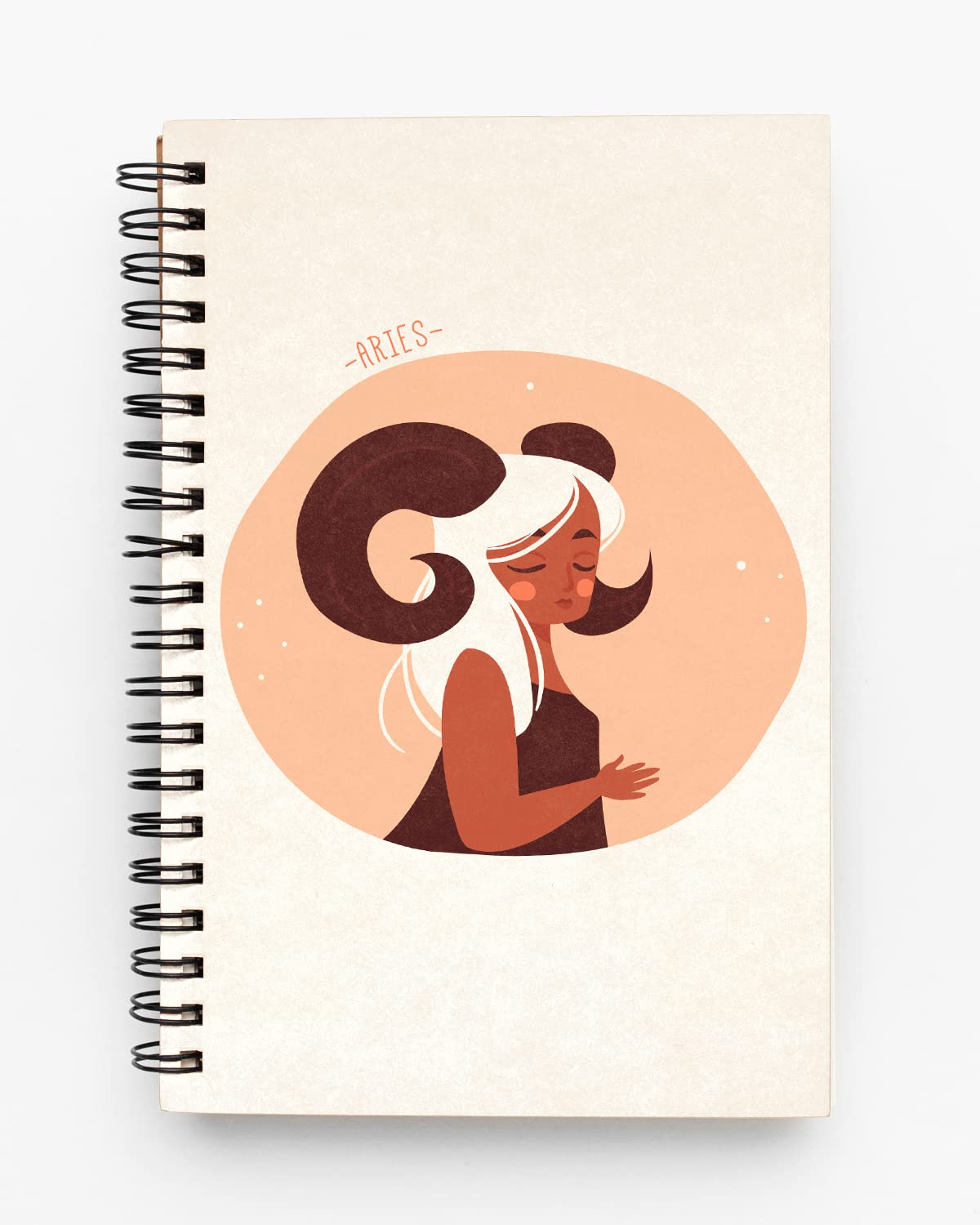 Aries Illustrated Spiral Notebook