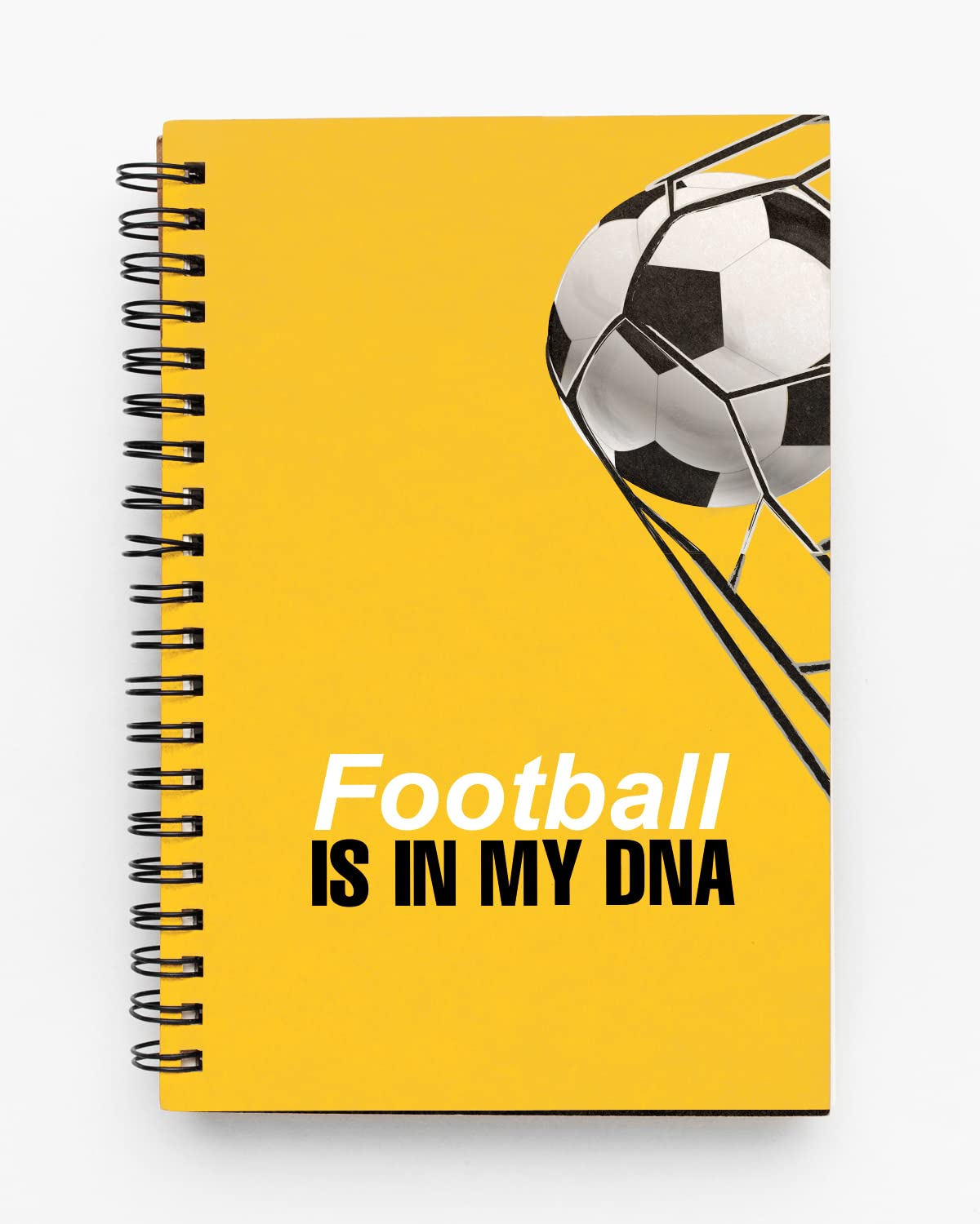 Football Is In My DNA Spiral Notebook