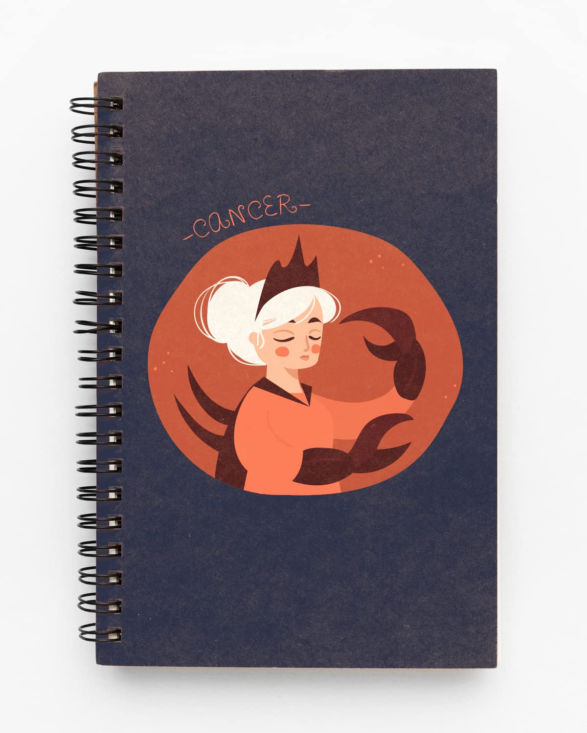 Cancer Zodiac Spiral Notebook