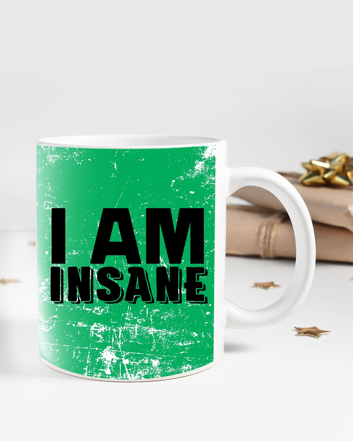 I AM Insane Coffee Mug - Gift for Friend, Birthday Gift, Birthday Mug, Sarcasm Quotes Mug, Mugs with Funny & Funky Dialogues, Bollywood Mugs, Funny Mugs for Him & Her