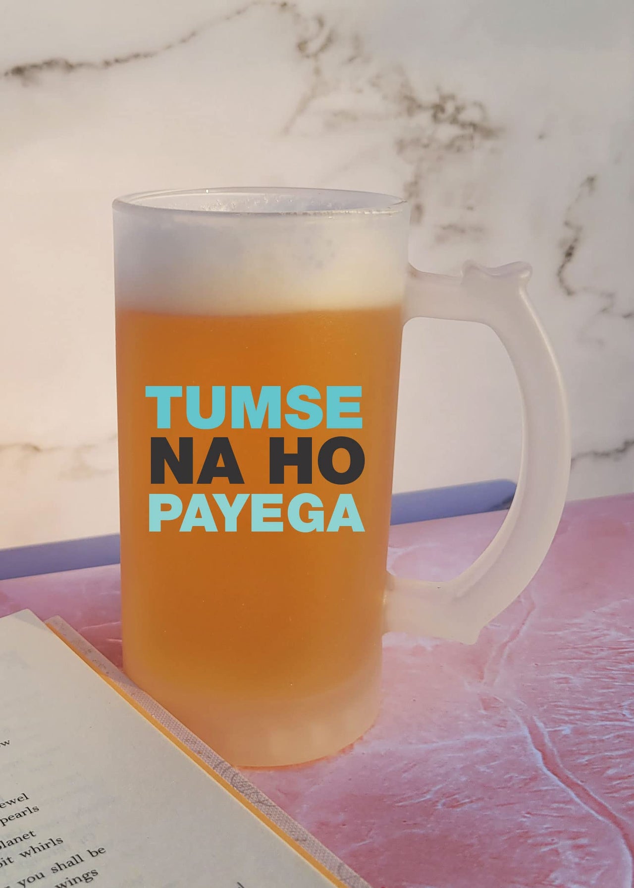 Tumse Na Ho Payega - Frosted Beer Mug