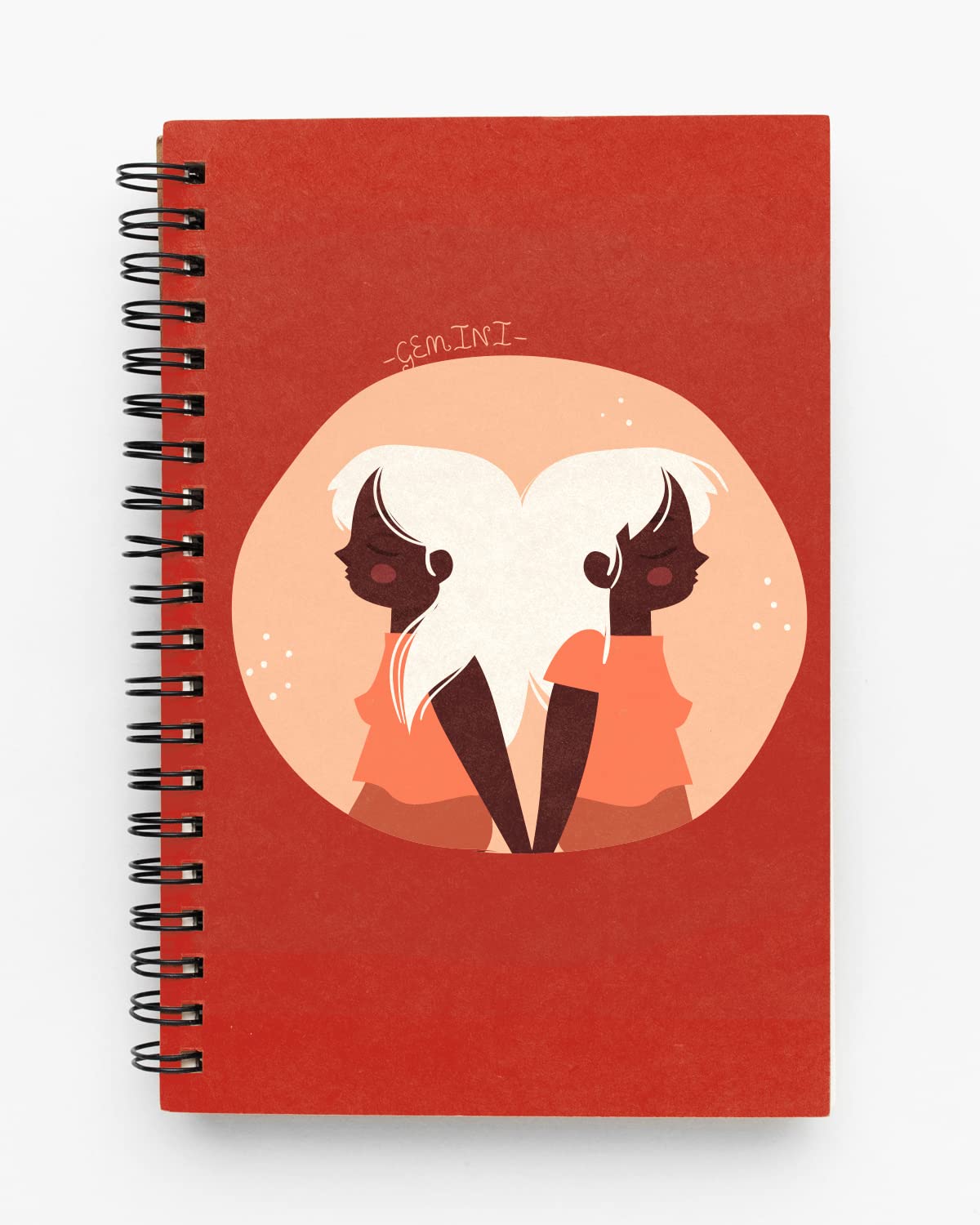 Gemini Illustrated Spiral Notebook